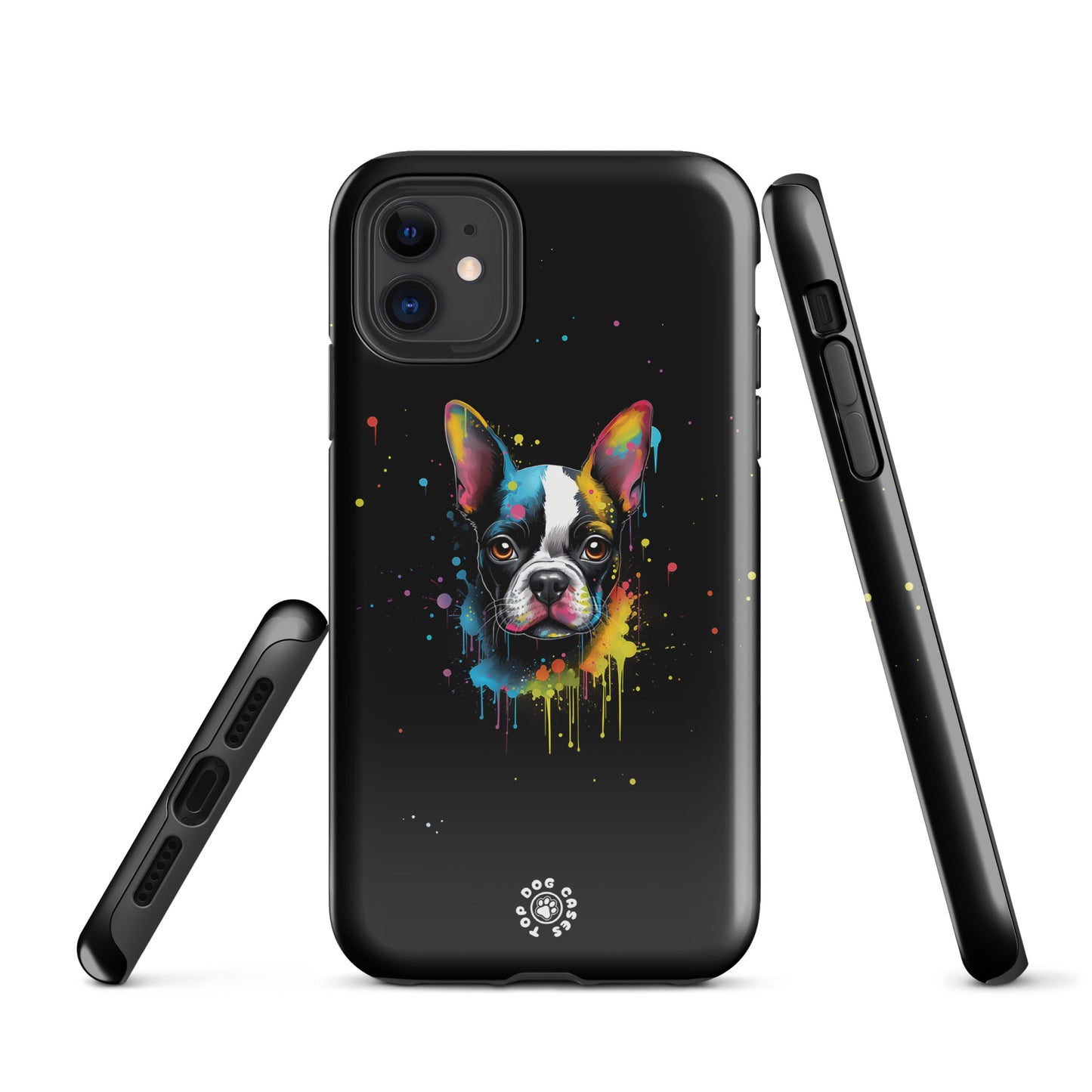 Boston Terrier - Colorful Phone Case - iPhone Case - Top Dog Cases - #BostonTerrier, #ColorfulPhoneCases, #iPhone, #iPhone11, #iphone11case, #iPhone12, #iPhone12case, #iPhone13, #iPhone13case, #iPhone13DogCase, #iPhone13Mini, #iPhone13Pro, #iPhone13ProMax, #iPhone14, #iPhone14case, #iPhone14DogCase, #iPhone14Plus, #iPhone14Pluscase, #iPhone14Pro, #iPhone14ProMax, #iPhone14ProMaxCase, #iPhone15, #iPhone15case, #iPhonecase, #iphonedogcase