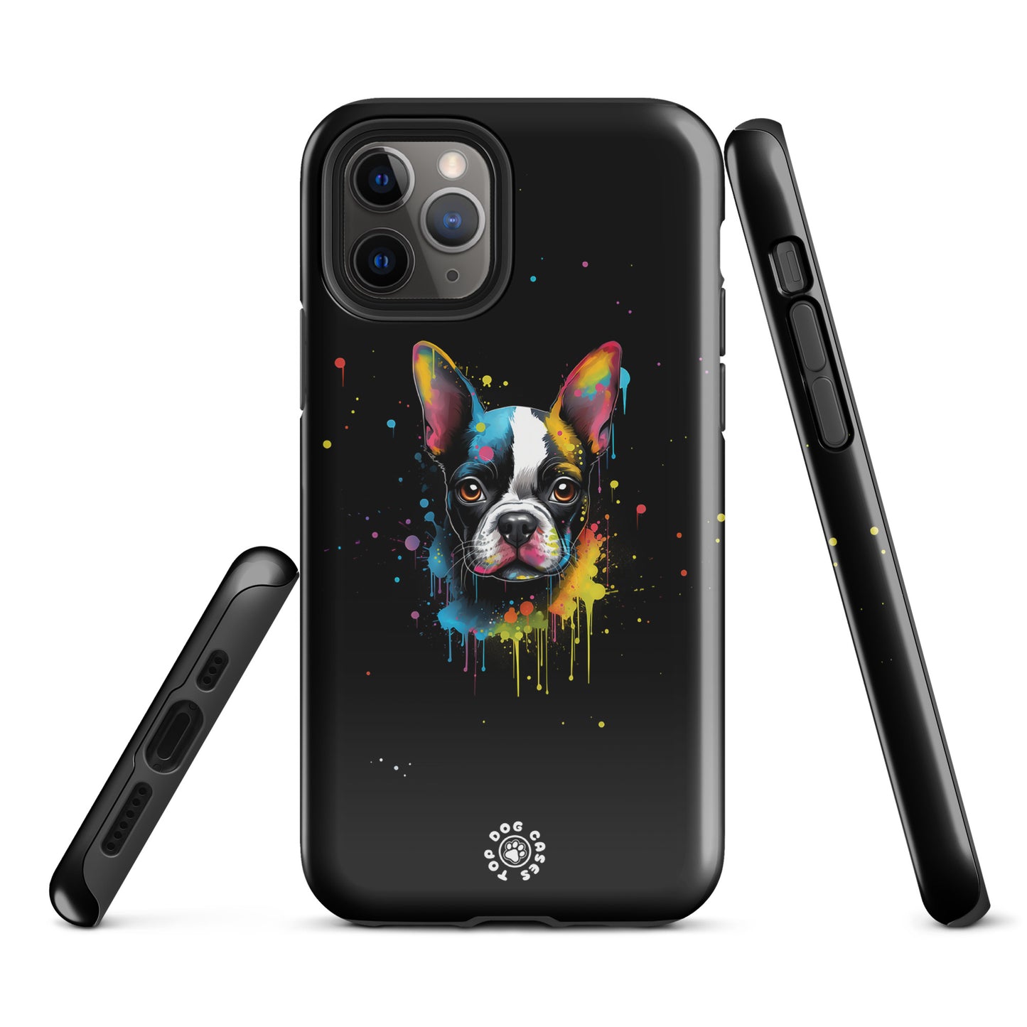 Boston Terrier - Colorful Phone Case - iPhone Case - Top Dog Cases - #BostonTerrier, #ColorfulPhoneCases, #iPhone, #iPhone11, #iphone11case, #iPhone12, #iPhone12case, #iPhone13, #iPhone13case, #iPhone13DogCase, #iPhone13Mini, #iPhone13Pro, #iPhone13ProMax, #iPhone14, #iPhone14case, #iPhone14DogCase, #iPhone14Plus, #iPhone14Pluscase, #iPhone14Pro, #iPhone14ProMax, #iPhone14ProMaxCase, #iPhone15, #iPhone15case, #iPhonecase, #iphonedogcase