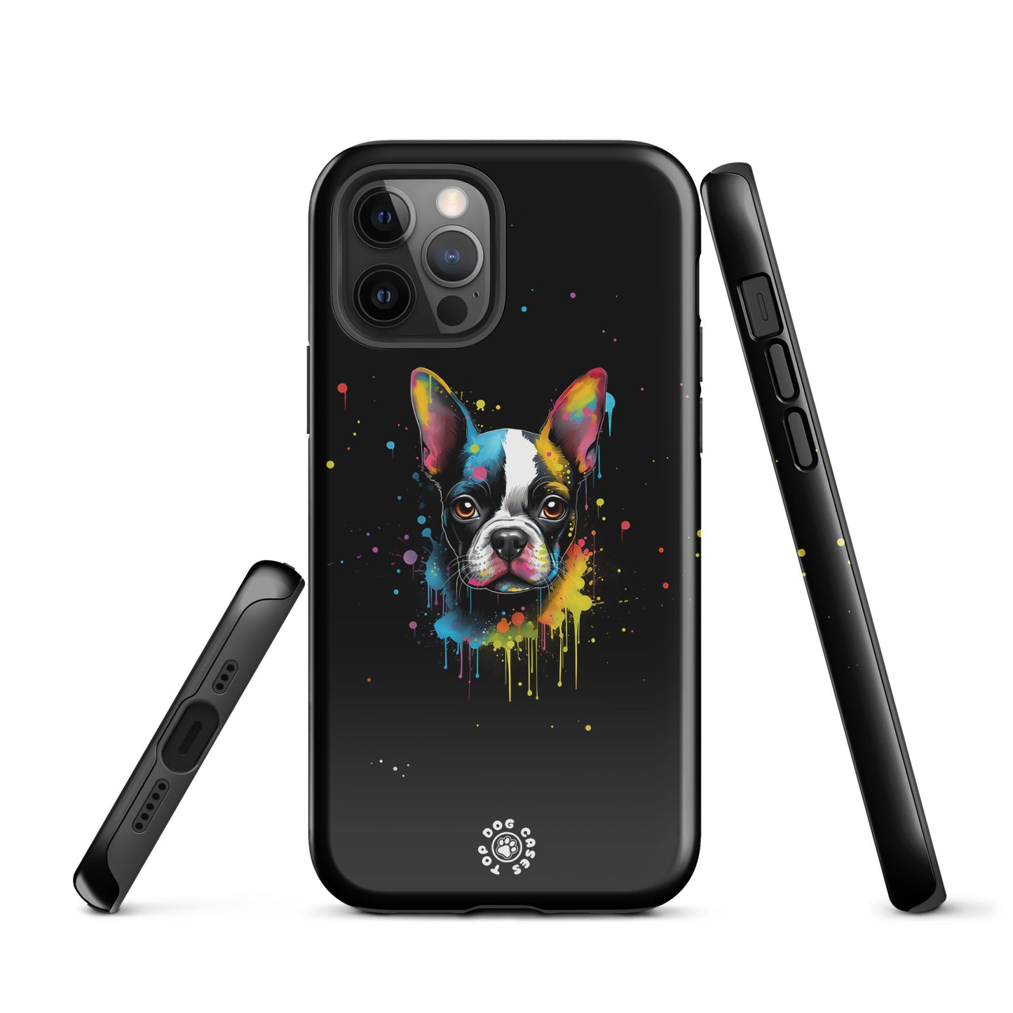 Boston Terrier - Colorful Phone Case - iPhone Case - Top Dog Cases - #BostonTerrier, #ColorfulPhoneCases, #iPhone, #iPhone11, #iphone11case, #iPhone12, #iPhone12case, #iPhone13, #iPhone13case, #iPhone13DogCase, #iPhone13Mini, #iPhone13Pro, #iPhone13ProMax, #iPhone14, #iPhone14case, #iPhone14DogCase, #iPhone14Plus, #iPhone14Pluscase, #iPhone14Pro, #iPhone14ProMax, #iPhone14ProMaxCase, #iPhone15, #iPhone15case, #iPhonecase, #iphonedogcase