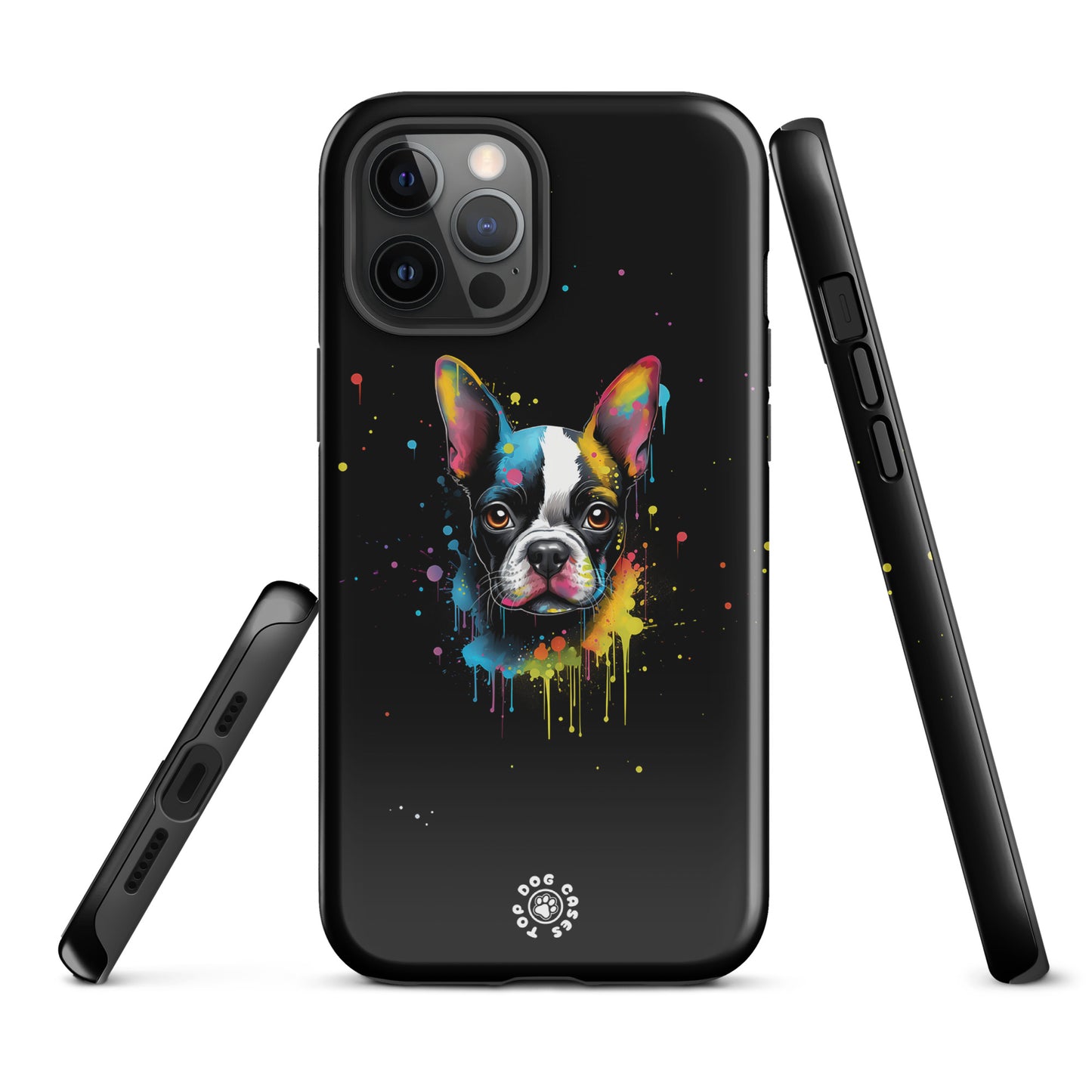Boston Terrier - Colorful Phone Case - iPhone Case - Top Dog Cases - #BostonTerrier, #ColorfulPhoneCases, #iPhone, #iPhone11, #iphone11case, #iPhone12, #iPhone12case, #iPhone13, #iPhone13case, #iPhone13DogCase, #iPhone13Mini, #iPhone13Pro, #iPhone13ProMax, #iPhone14, #iPhone14case, #iPhone14DogCase, #iPhone14Plus, #iPhone14Pluscase, #iPhone14Pro, #iPhone14ProMax, #iPhone14ProMaxCase, #iPhone15, #iPhone15case, #iPhonecase, #iphonedogcase