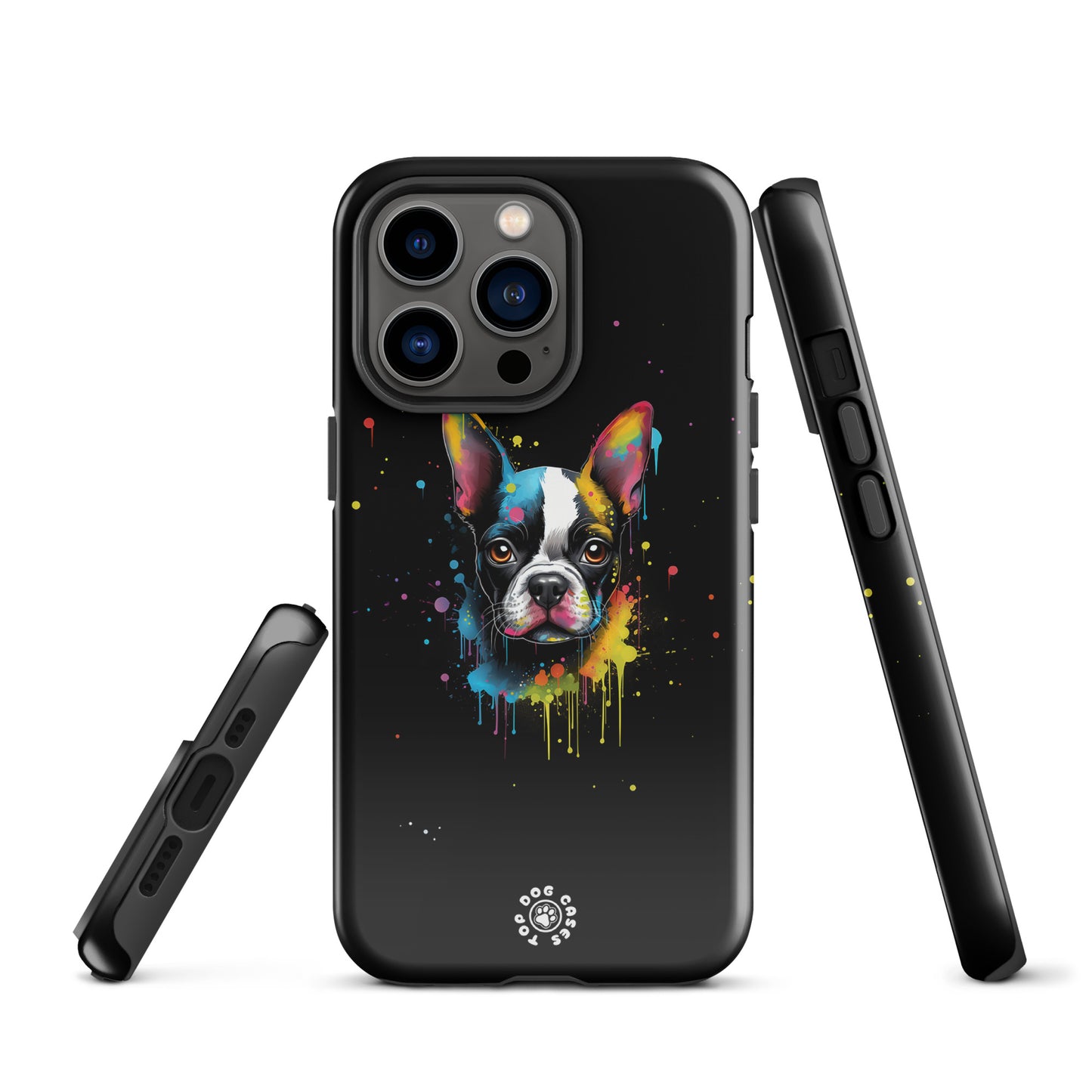 Boston Terrier - Colorful Phone Case - iPhone Case - Top Dog Cases - #BostonTerrier, #ColorfulPhoneCases, #iPhone, #iPhone11, #iphone11case, #iPhone12, #iPhone12case, #iPhone13, #iPhone13case, #iPhone13DogCase, #iPhone13Mini, #iPhone13Pro, #iPhone13ProMax, #iPhone14, #iPhone14case, #iPhone14DogCase, #iPhone14Plus, #iPhone14Pluscase, #iPhone14Pro, #iPhone14ProMax, #iPhone14ProMaxCase, #iPhone15, #iPhone15case, #iPhonecase, #iphonedogcase