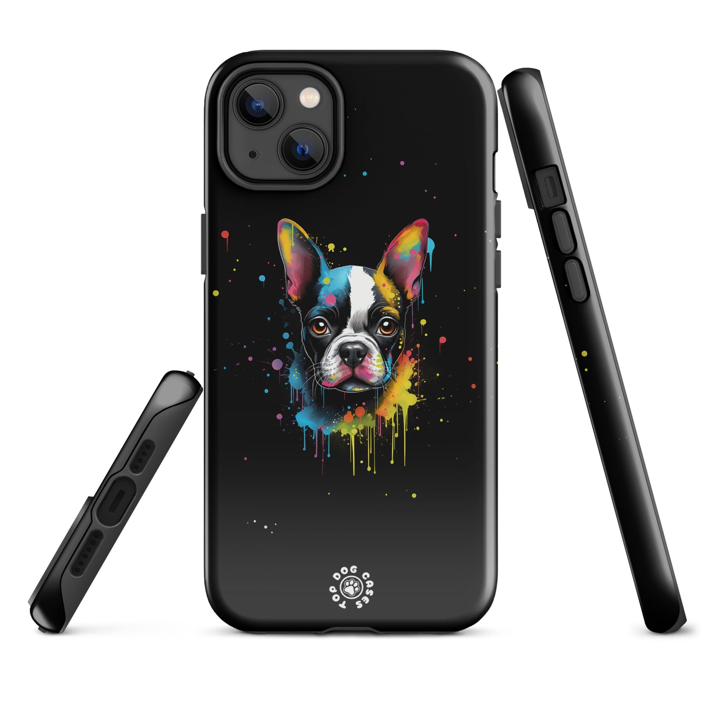 Boston Terrier - Colorful Phone Case - iPhone Case - Top Dog Cases - #BostonTerrier, #ColorfulPhoneCases, #iPhone, #iPhone11, #iphone11case, #iPhone12, #iPhone12case, #iPhone13, #iPhone13case, #iPhone13DogCase, #iPhone13Mini, #iPhone13Pro, #iPhone13ProMax, #iPhone14, #iPhone14case, #iPhone14DogCase, #iPhone14Plus, #iPhone14Pluscase, #iPhone14Pro, #iPhone14ProMax, #iPhone14ProMaxCase, #iPhone15, #iPhone15case, #iPhonecase, #iphonedogcase