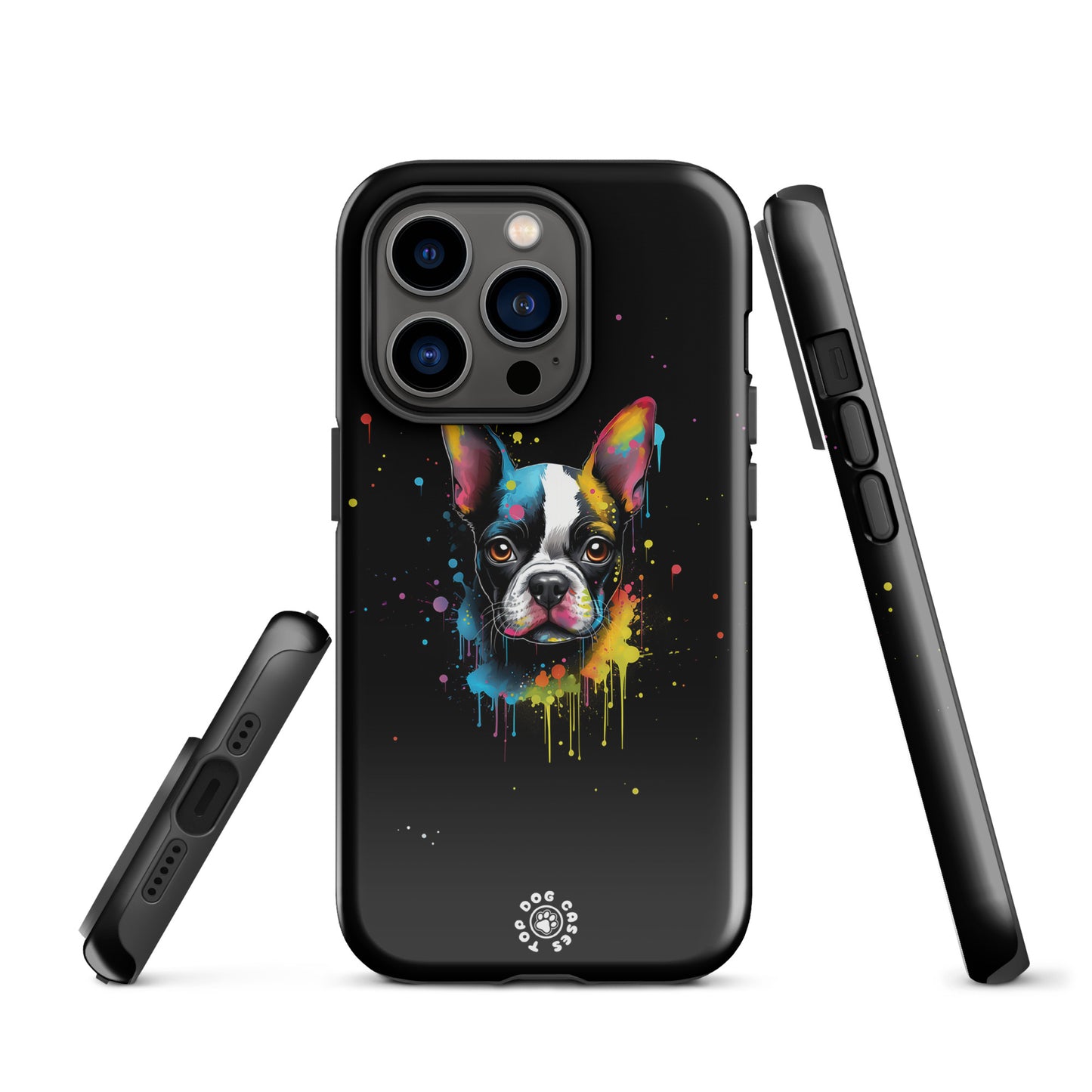 Boston Terrier - Colorful Phone Case - iPhone Case - Top Dog Cases - #BostonTerrier, #ColorfulPhoneCases, #iPhone, #iPhone11, #iphone11case, #iPhone12, #iPhone12case, #iPhone13, #iPhone13case, #iPhone13DogCase, #iPhone13Mini, #iPhone13Pro, #iPhone13ProMax, #iPhone14, #iPhone14case, #iPhone14DogCase, #iPhone14Plus, #iPhone14Pluscase, #iPhone14Pro, #iPhone14ProMax, #iPhone14ProMaxCase, #iPhone15, #iPhone15case, #iPhonecase, #iphonedogcase