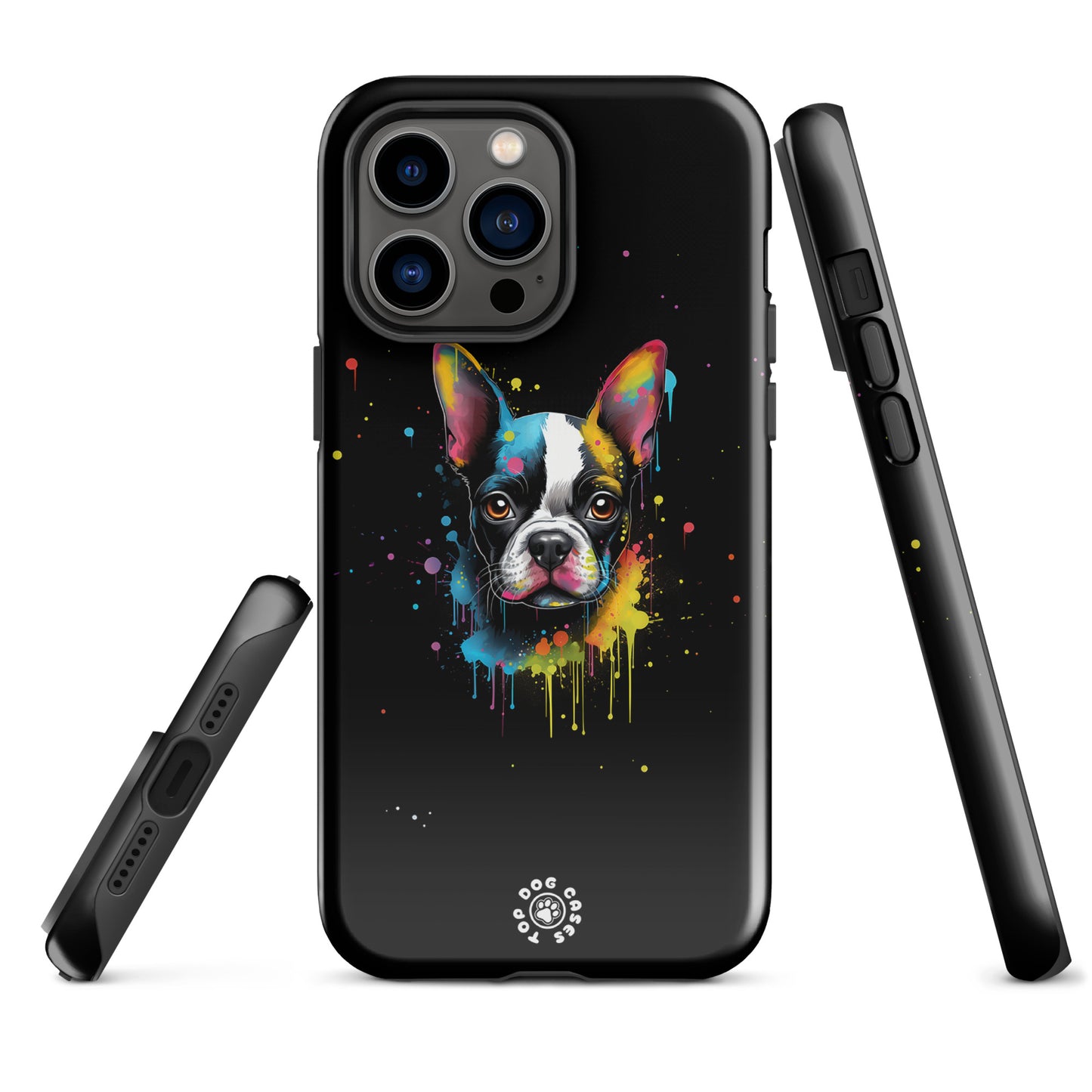 Boston Terrier - Colorful Phone Case - iPhone Case - Top Dog Cases - #BostonTerrier, #ColorfulPhoneCases, #iPhone, #iPhone11, #iphone11case, #iPhone12, #iPhone12case, #iPhone13, #iPhone13case, #iPhone13DogCase, #iPhone13Mini, #iPhone13Pro, #iPhone13ProMax, #iPhone14, #iPhone14case, #iPhone14DogCase, #iPhone14Plus, #iPhone14Pluscase, #iPhone14Pro, #iPhone14ProMax, #iPhone14ProMaxCase, #iPhone15, #iPhone15case, #iPhonecase, #iphonedogcase