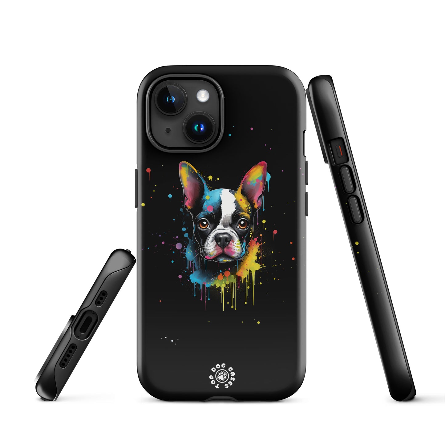 Boston Terrier - Colorful Phone Case - iPhone Case - Top Dog Cases - #BostonTerrier, #ColorfulPhoneCases, #iPhone, #iPhone11, #iphone11case, #iPhone12, #iPhone12case, #iPhone13, #iPhone13case, #iPhone13DogCase, #iPhone13Mini, #iPhone13Pro, #iPhone13ProMax, #iPhone14, #iPhone14case, #iPhone14DogCase, #iPhone14Plus, #iPhone14Pluscase, #iPhone14Pro, #iPhone14ProMax, #iPhone14ProMaxCase, #iPhone15, #iPhone15case, #iPhonecase, #iphonedogcase