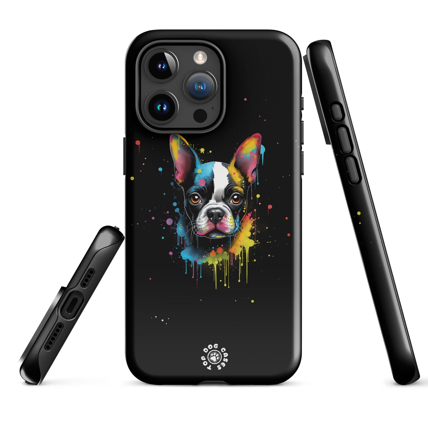 Boston Terrier - Colorful Phone Case - iPhone Case - Top Dog Cases - #BostonTerrier, #ColorfulPhoneCases, #iPhone, #iPhone11, #iphone11case, #iPhone12, #iPhone12case, #iPhone13, #iPhone13case, #iPhone13DogCase, #iPhone13Mini, #iPhone13Pro, #iPhone13ProMax, #iPhone14, #iPhone14case, #iPhone14DogCase, #iPhone14Plus, #iPhone14Pluscase, #iPhone14Pro, #iPhone14ProMax, #iPhone14ProMaxCase, #iPhone15, #iPhone15case, #iPhonecase, #iphonedogcase