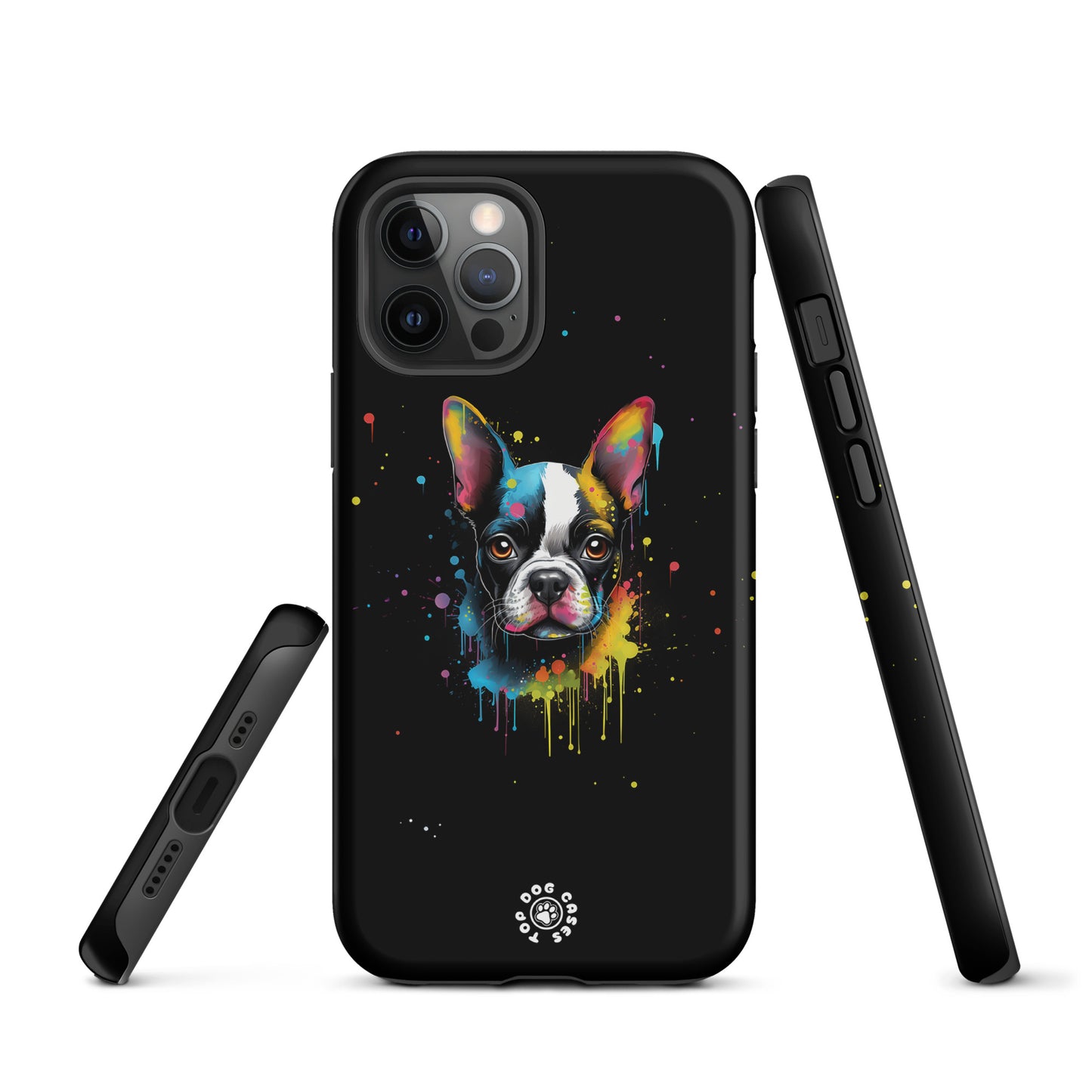Boston Terrier - Colorful Phone Case - iPhone Case - Top Dog Cases - #BostonTerrier, #ColorfulPhoneCases, #iPhone, #iPhone11, #iphone11case, #iPhone12, #iPhone12case, #iPhone13, #iPhone13case, #iPhone13DogCase, #iPhone13Mini, #iPhone13Pro, #iPhone13ProMax, #iPhone14, #iPhone14case, #iPhone14DogCase, #iPhone14Plus, #iPhone14Pluscase, #iPhone14Pro, #iPhone14ProMax, #iPhone14ProMaxCase, #iPhone15, #iPhone15case, #iPhonecase, #iphonedogcase