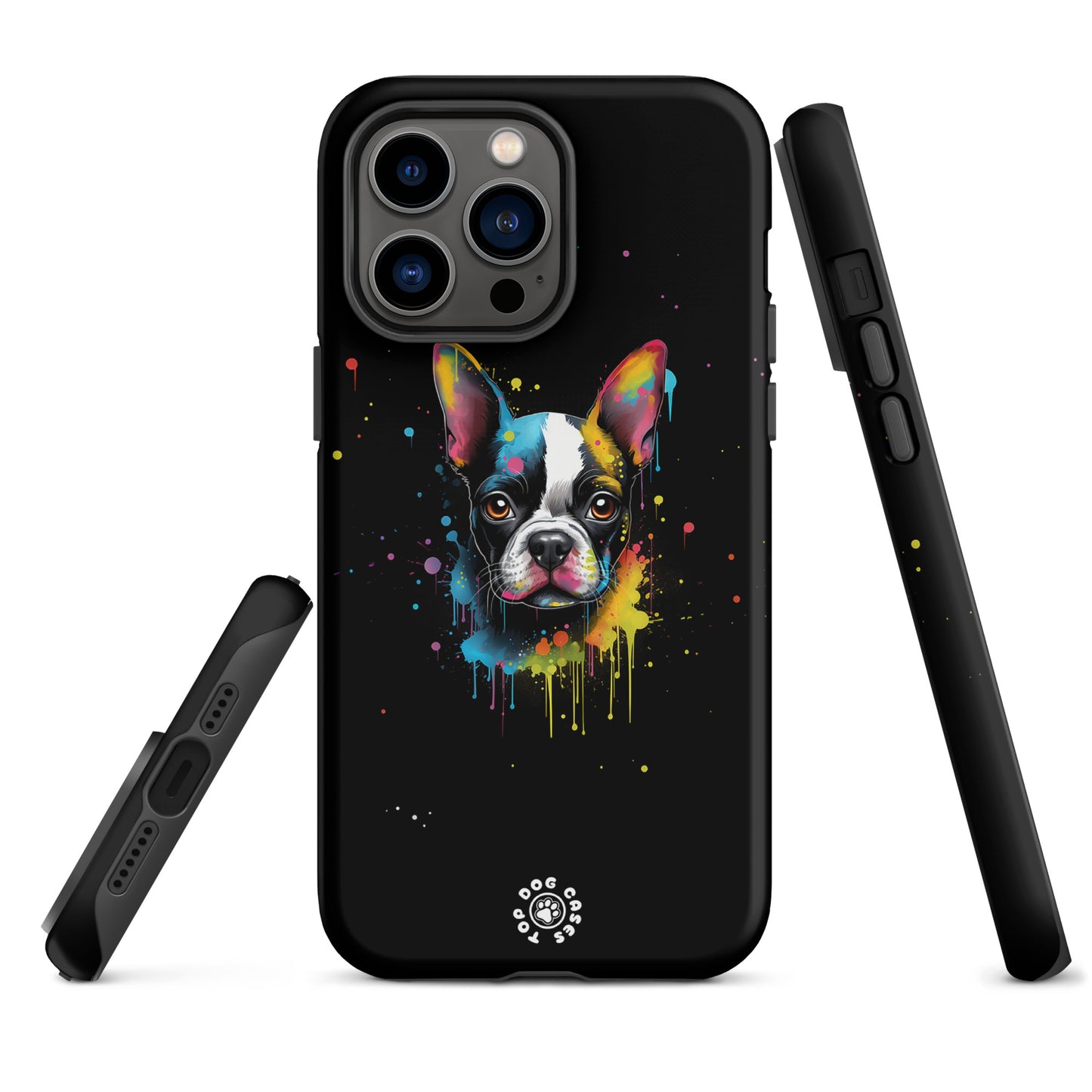 Boston Terrier - Colorful Phone Case - iPhone Case - Top Dog Cases - #BostonTerrier, #ColorfulPhoneCases, #iPhone, #iPhone11, #iphone11case, #iPhone12, #iPhone12case, #iPhone13, #iPhone13case, #iPhone13DogCase, #iPhone13Mini, #iPhone13Pro, #iPhone13ProMax, #iPhone14, #iPhone14case, #iPhone14DogCase, #iPhone14Plus, #iPhone14Pluscase, #iPhone14Pro, #iPhone14ProMax, #iPhone14ProMaxCase, #iPhone15, #iPhone15case, #iPhonecase, #iphonedogcase