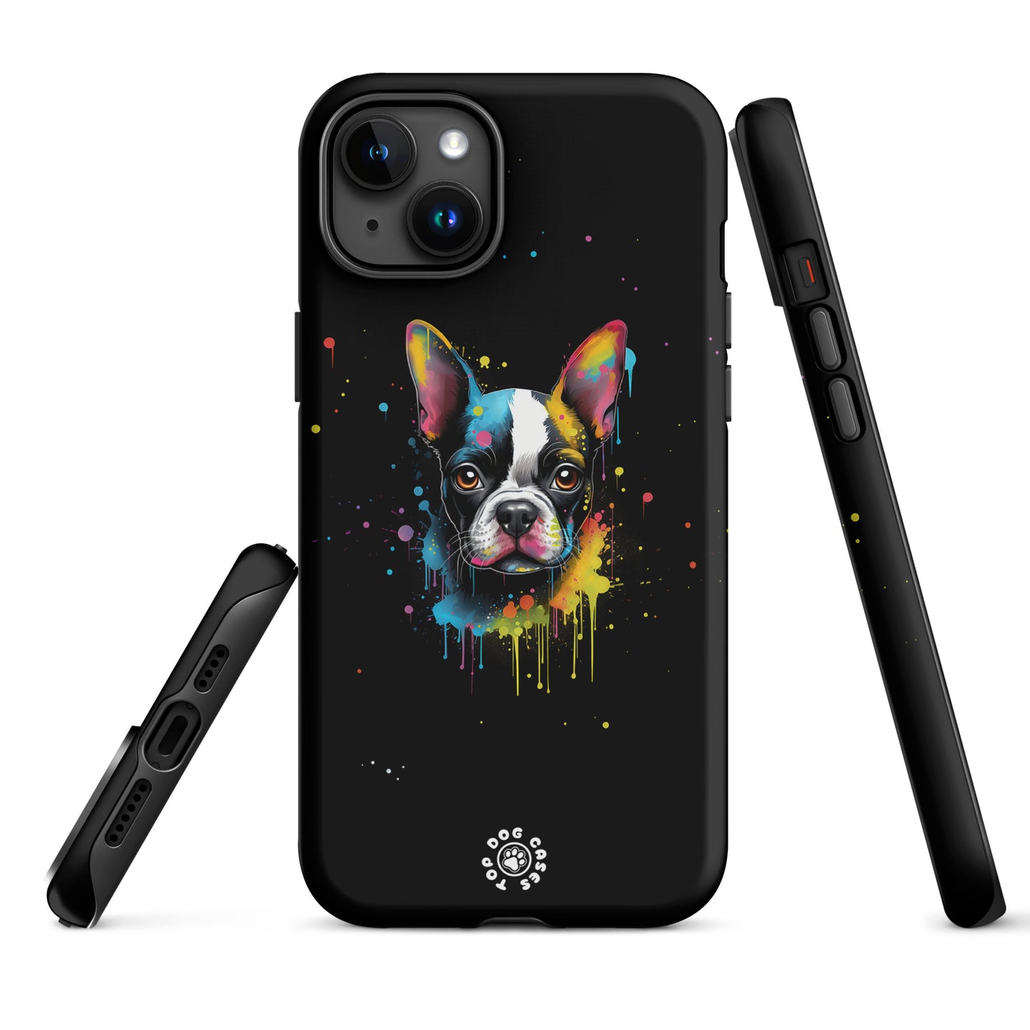 Boston Terrier - Colorful Phone Case - iPhone Case - Top Dog Cases - #BostonTerrier, #ColorfulPhoneCases, #iPhone, #iPhone11, #iphone11case, #iPhone12, #iPhone12case, #iPhone13, #iPhone13case, #iPhone13DogCase, #iPhone13Mini, #iPhone13Pro, #iPhone13ProMax, #iPhone14, #iPhone14case, #iPhone14DogCase, #iPhone14Plus, #iPhone14Pluscase, #iPhone14Pro, #iPhone14ProMax, #iPhone14ProMaxCase, #iPhone15, #iPhone15case, #iPhonecase, #iphonedogcase