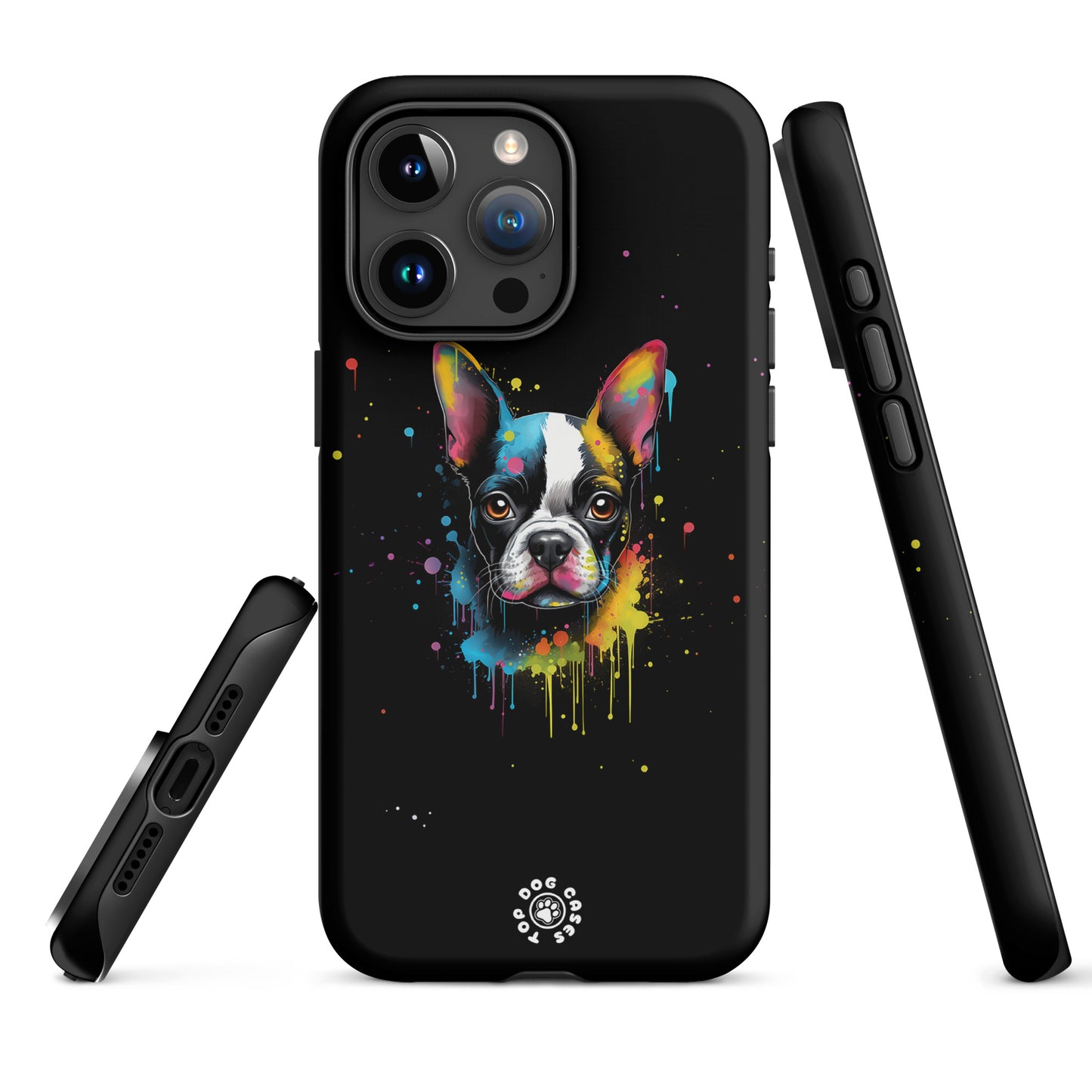 Boston Terrier - Colorful Phone Case - iPhone Case - Top Dog Cases - #BostonTerrier, #ColorfulPhoneCases, #iPhone, #iPhone11, #iphone11case, #iPhone12, #iPhone12case, #iPhone13, #iPhone13case, #iPhone13DogCase, #iPhone13Mini, #iPhone13Pro, #iPhone13ProMax, #iPhone14, #iPhone14case, #iPhone14DogCase, #iPhone14Plus, #iPhone14Pluscase, #iPhone14Pro, #iPhone14ProMax, #iPhone14ProMaxCase, #iPhone15, #iPhone15case, #iPhonecase, #iphonedogcase