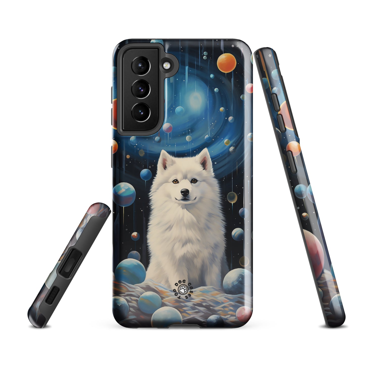 White Siberian Husky - Samsung Phone Case - Aesthetic Phone Cases
