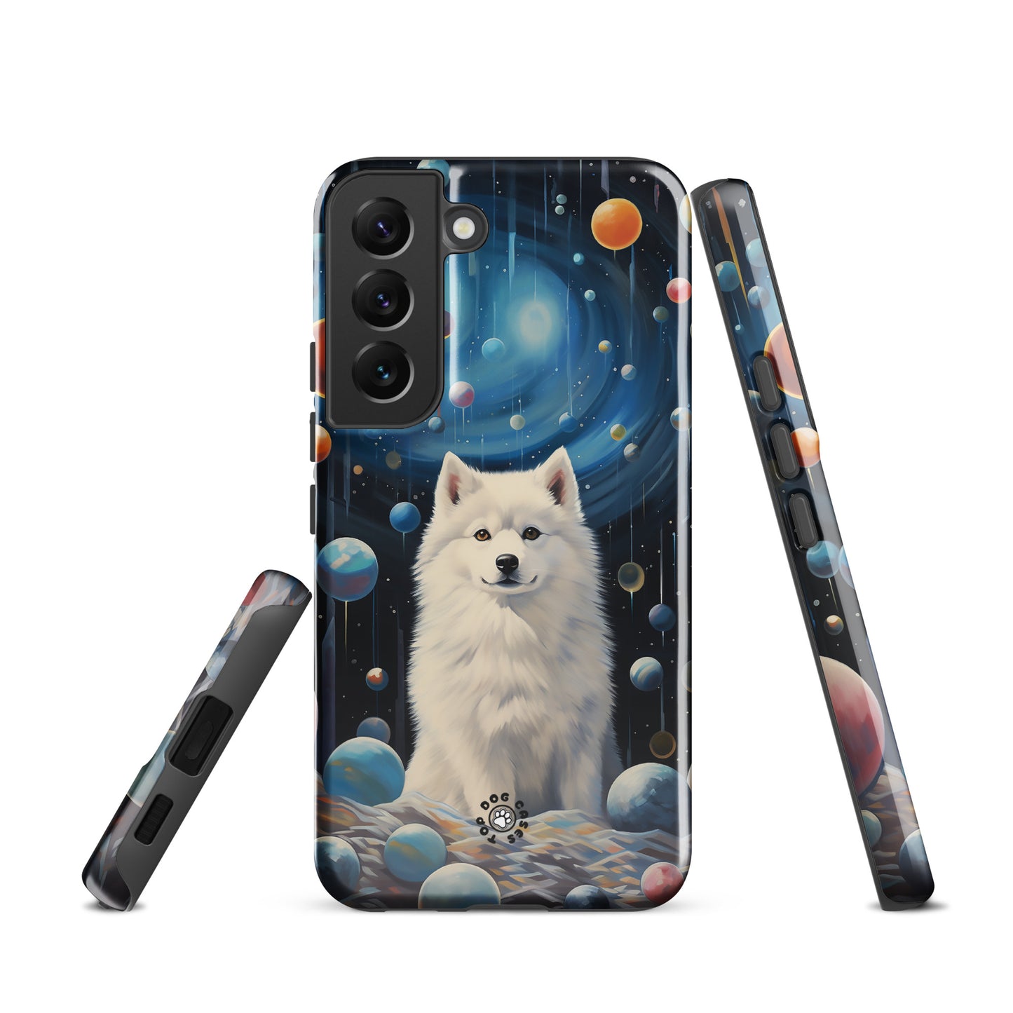 White Siberian Husky - Samsung Phone Case - Aesthetic Phone Cases