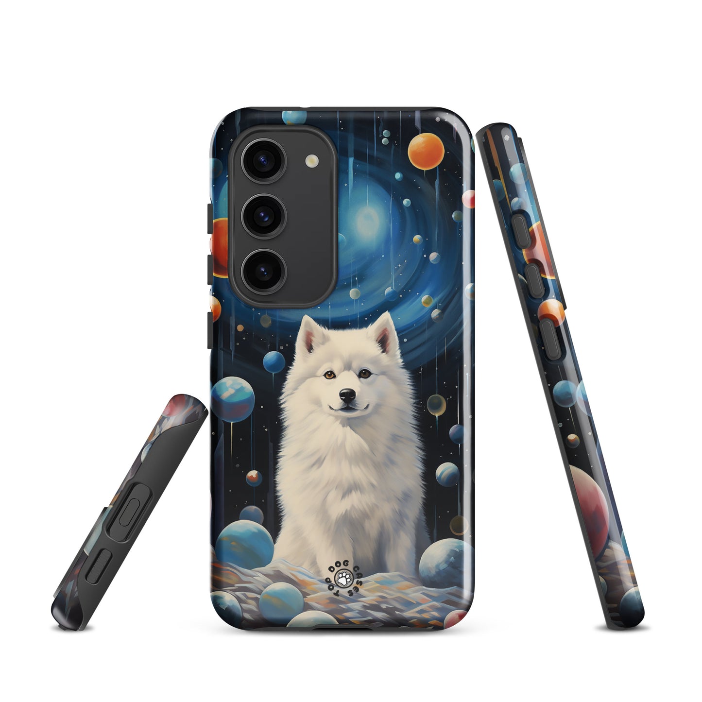 White Siberian Husky - Samsung Phone Case - Aesthetic Phone Cases