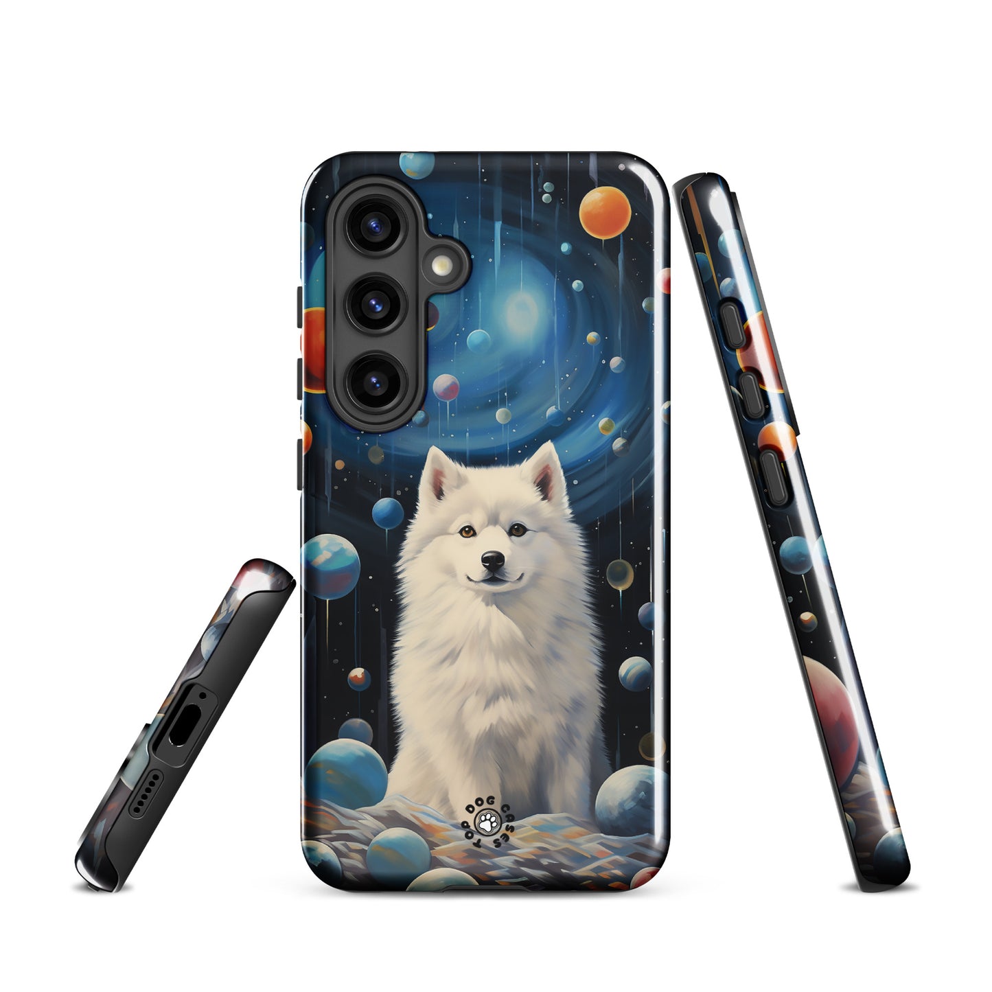 White Siberian Husky - Samsung Phone Case - Aesthetic Phone Cases