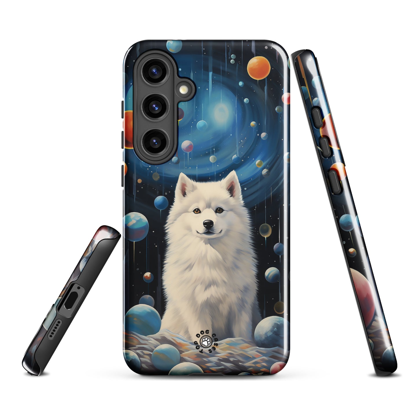White Siberian Husky - Samsung Phone Case - Aesthetic Phone Cases