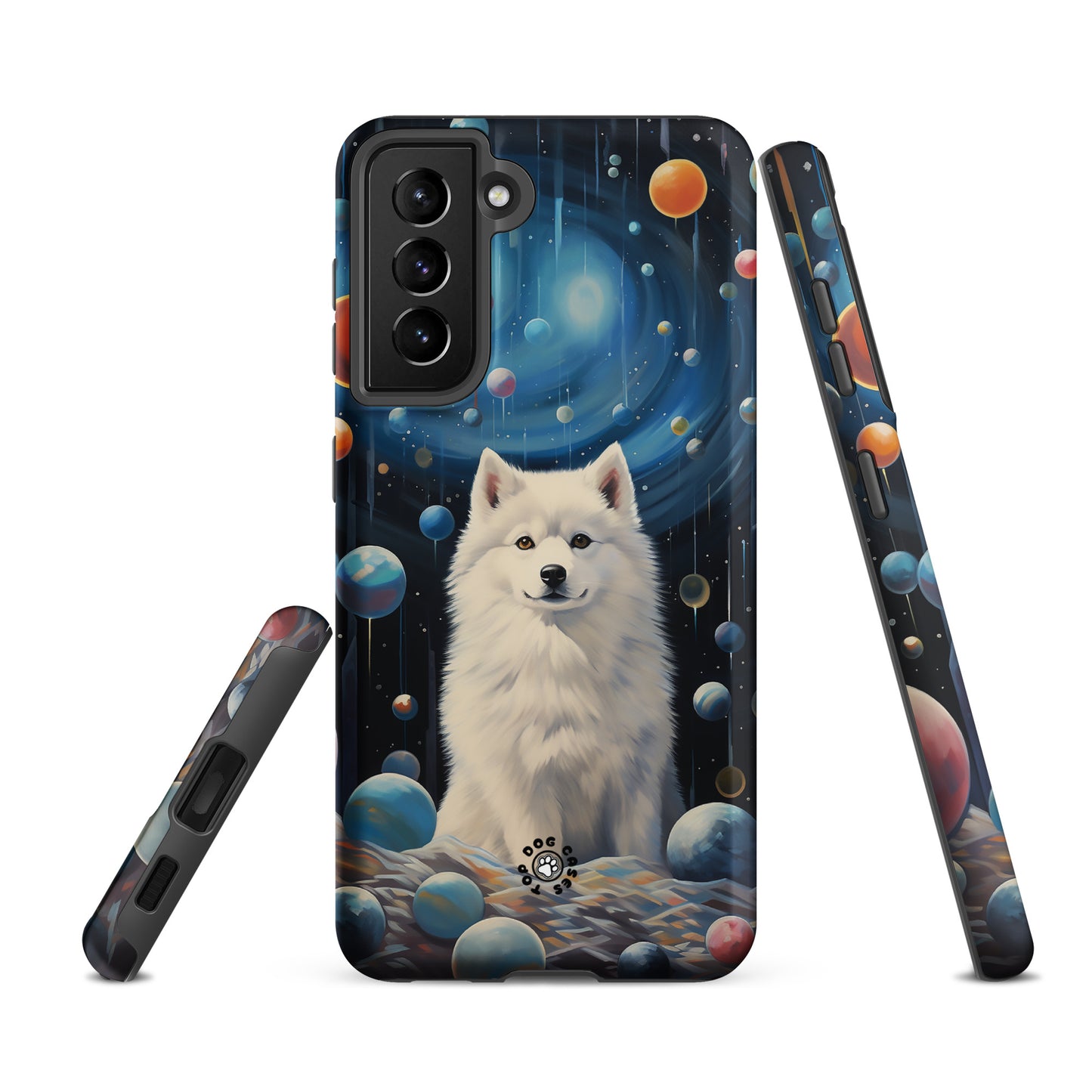 White Siberian Husky - Samsung Phone Case - Aesthetic Phone Cases