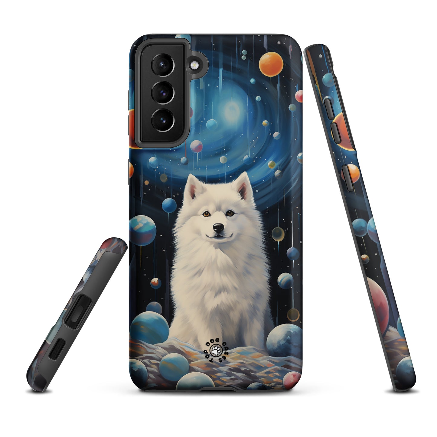 White Siberian Husky - Samsung Phone Case - Aesthetic Phone Cases
