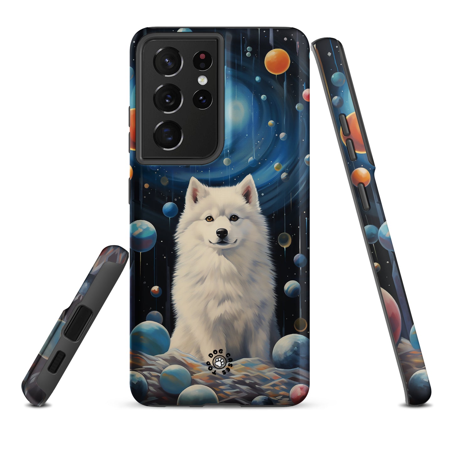 White Siberian Husky - Samsung Phone Case - Aesthetic Phone Cases