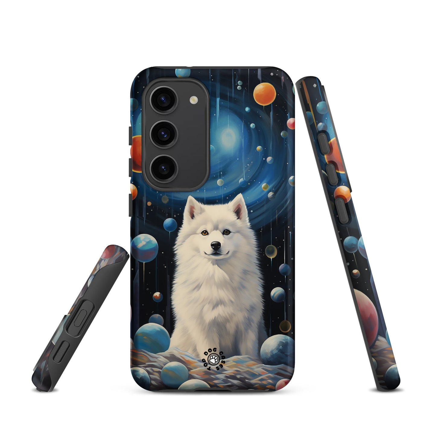 White Siberian Husky - Samsung Phone Case - Aesthetic Phone Cases