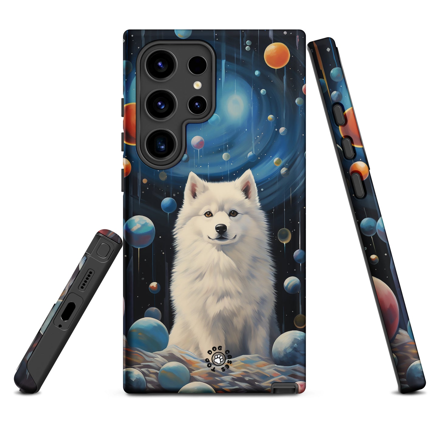 White Siberian Husky - Samsung Phone Case - Aesthetic Phone Cases