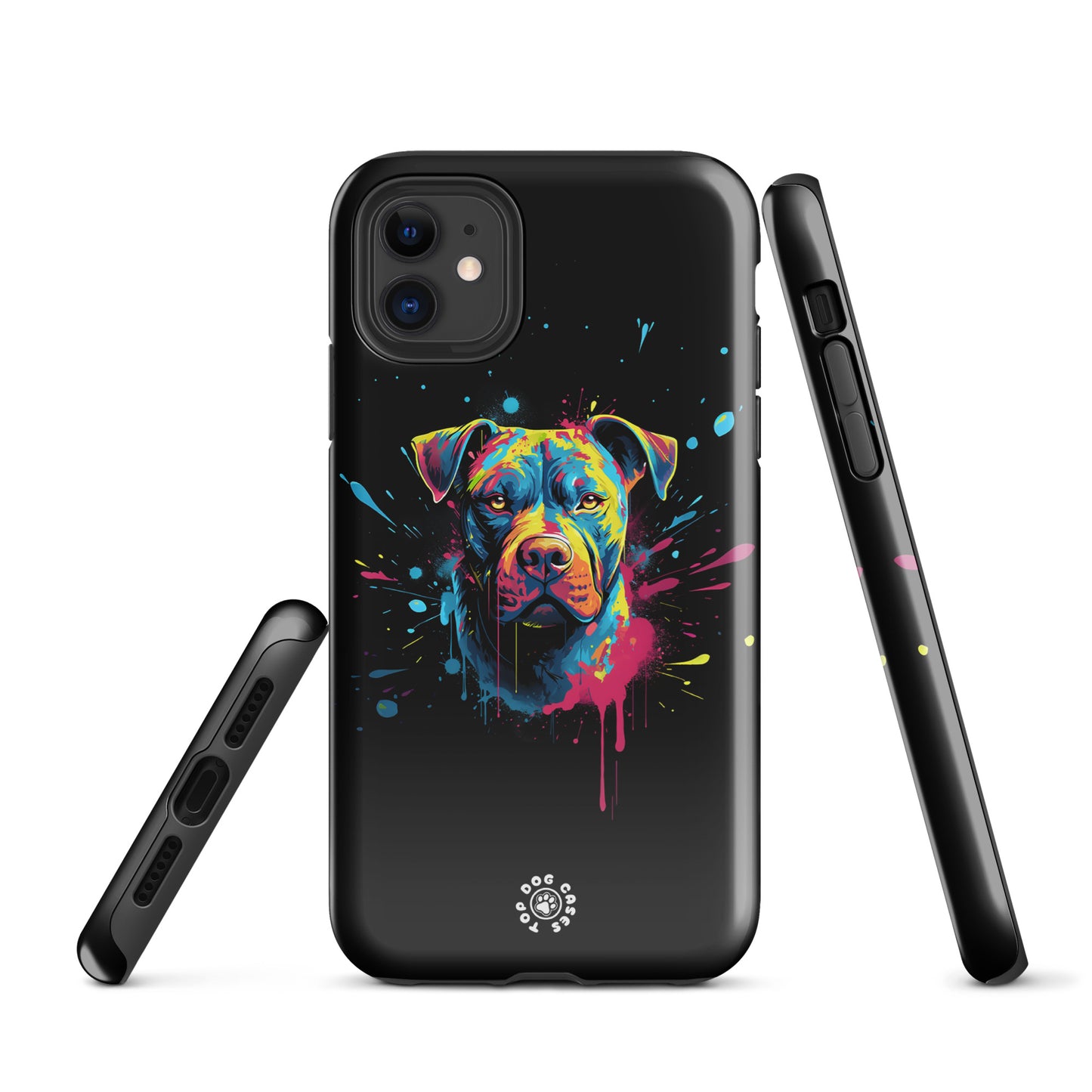 Pit Bull - Colorful Phone Case - iPhone Case - Top Dog Cases - #ColorfulPhoneCases, #iPhone, #iPhone11, #iphone11case, #iPhone12, #iPhone12case, #iPhone13, #iPhone13case, #iPhone13DogCase, #iPhone13Mini, #iPhone13Pro, #iPhone13ProMax, #iPhone14, #iPhone14case, #iPhone14DogCase, #iPhone14Plus, #iPhone14Pluscase, #iPhone14Pro, #iPhone14ProMax, #iPhone14ProMaxCase, #iPhone15, #iPhone15case, #iPhonecase, #iphonedogcase, #Pit Bull