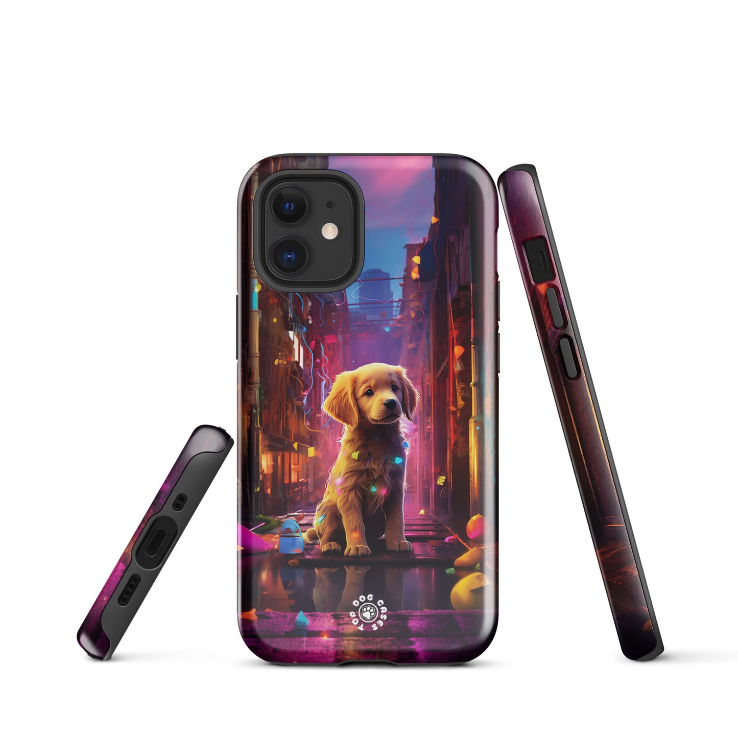 Golden Retriever in the City - iPhone Case - Cute Phone Cases