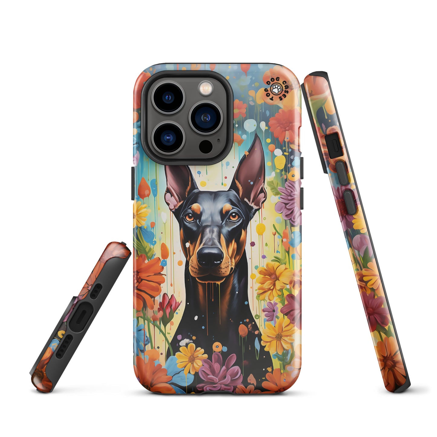 Doberman - iPhone Case - Aesthetic Phone Cases - Top Dog Cases - #CuteDog, #CuteDogs, #Doberman, #Flowers, #iPhone, #iPhone11, #iphone11case, #iPhone12, #iPhone12case, #iPhone13, #iPhone13case, #iPhone13DogCase, #iPhone13Mini, #iPhone13Pro, #iPhone13ProMax, #iPhone14, #iPhone14case, #iPhone14DogCase, #iPhone14Plus, #iPhone14Pluscase, #iPhone14Pro, #iPhone14ProMax, #iPhone14ProMaxCase, #iPhone15, #iPhone15case, #iPhoneCase, #iPhoneDogCase, DogsandFlowers