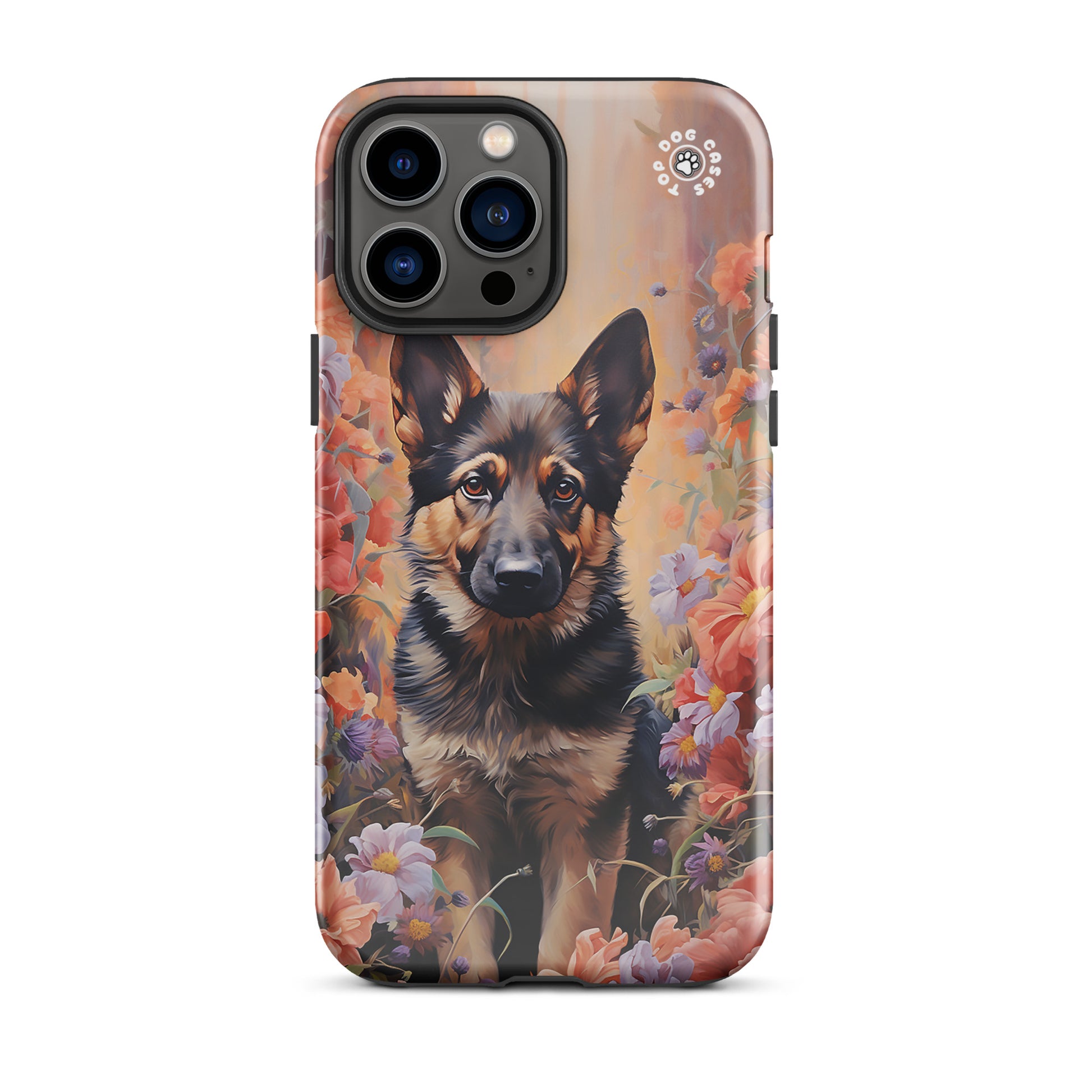 German Shepherd - iPhone 13 Case - Aesthetic Phone Cases - Top Dog Cases - #CuteDog, #CuteDogs, #dogs, #DogsAndFlowers, #Flowers, #German Shepherd, #GermanShepherd, #GermanShepherdCase, #iPhone, #iPhone13, #iPhone13case, #iPhone13DogCase, #iPhone13Mini, #iPhone13Pro, #iPhone13ProMax