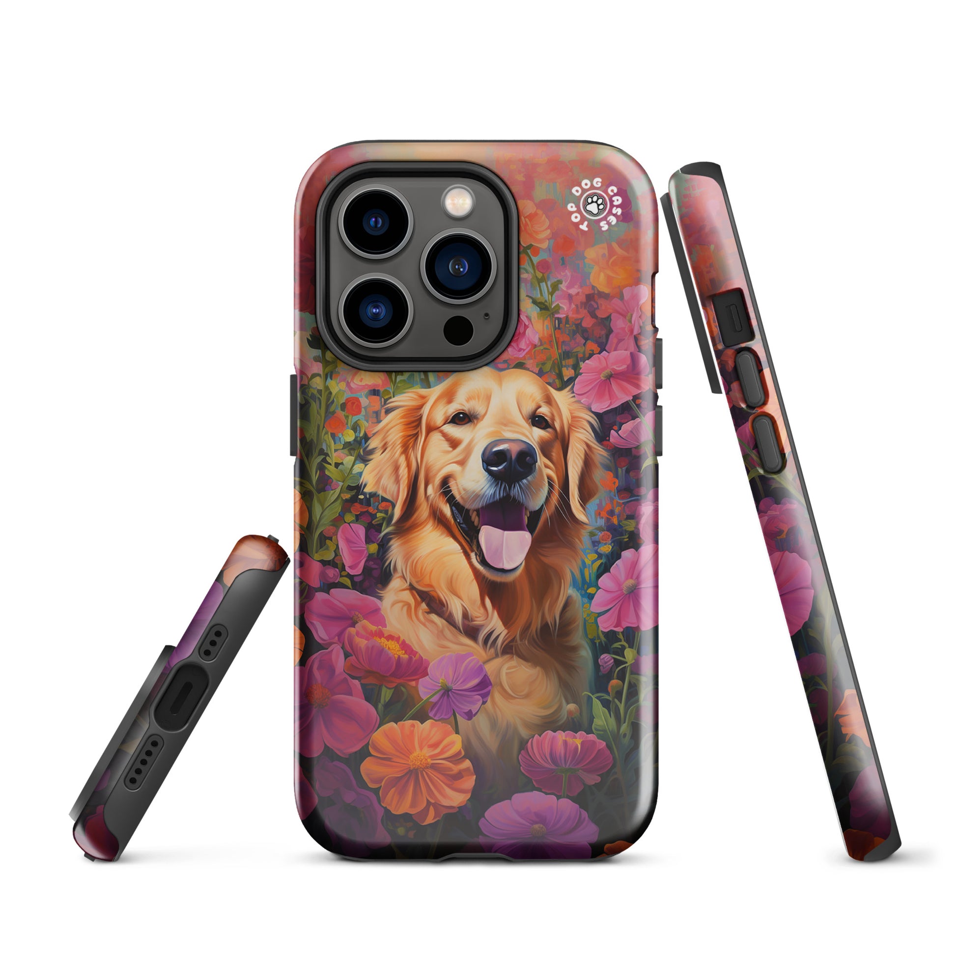 Happy Golden Retriever - iPhone Case - Aesthetic Phone Cases - Top Dog Cases - #CuteDog, #CuteDogs, #DogsAndFlowers, #Golden Retriever, #GoldenRetrieverCase, #HappyDog, #iPhone, #iPhone11, #iphone11case, #iPhone12, #iPhone12case, #iPhone13, #iPhone13case, #iPhone13DogCase, #iPhone13Mini, #iPhone13Pro, #iPhone13ProMax, #iPhone14, #iPhone14case, #iPhone14DogCase, #iPhone14Plus, #iPhone14Pluscase, #iPhone14Pro, #iPhone14ProMax, #iPhone14ProMaxCase, #iPhone15, #iPhone15case, #iPhonecase, #iphonedogcase