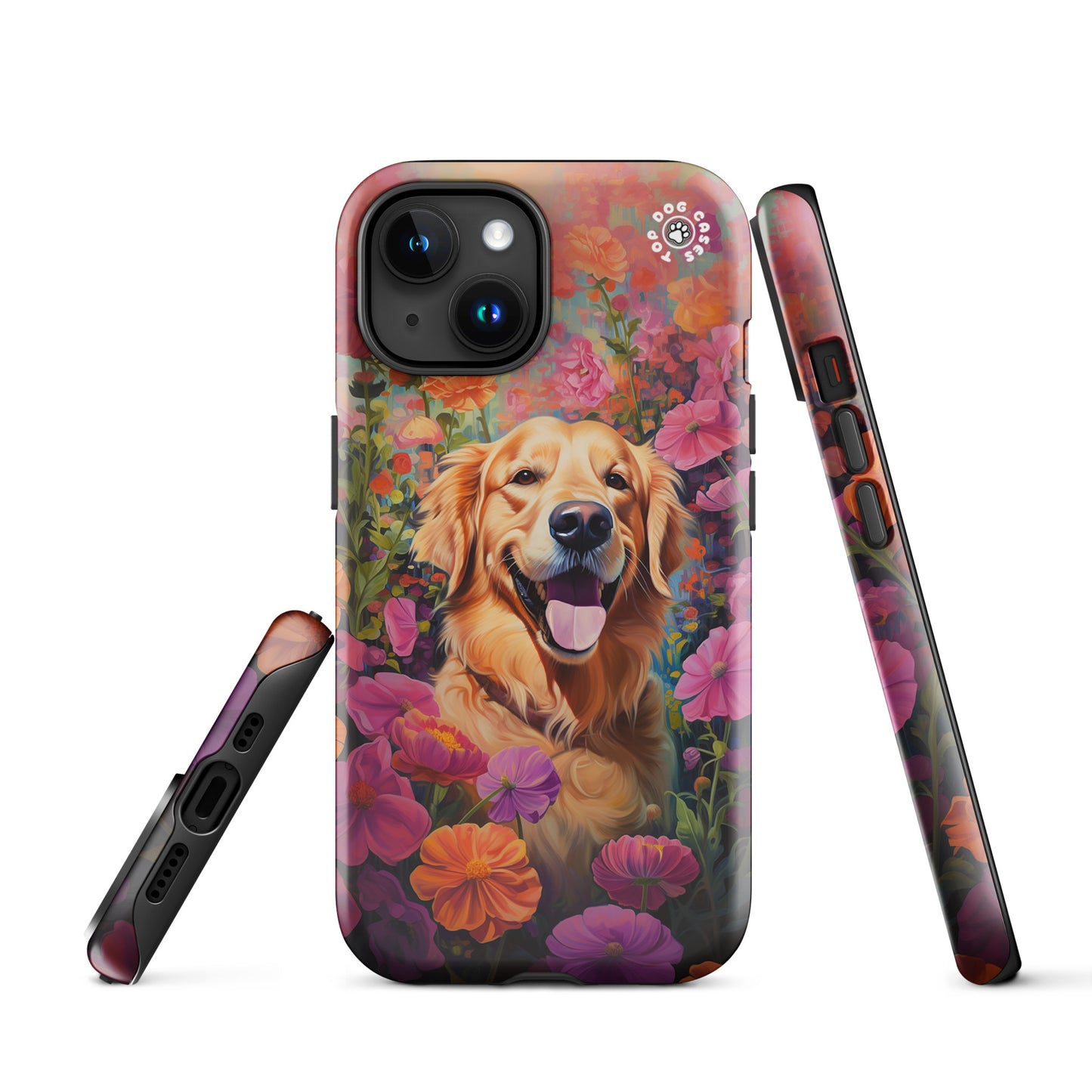 Happy Golden Retriever - iPhone Case - Aesthetic Phone Cases - Top Dog Cases - #CuteDog, #CuteDogs, #DogsAndFlowers, #Golden Retriever, #GoldenRetrieverCase, #HappyDog, #iPhone, #iPhone11, #iphone11case, #iPhone12, #iPhone12case, #iPhone13, #iPhone13case, #iPhone13DogCase, #iPhone13Mini, #iPhone13Pro, #iPhone13ProMax, #iPhone14, #iPhone14case, #iPhone14DogCase, #iPhone14Plus, #iPhone14Pluscase, #iPhone14Pro, #iPhone14ProMax, #iPhone14ProMaxCase, #iPhone15, #iPhone15case, #iPhonecase, #iphonedogcase