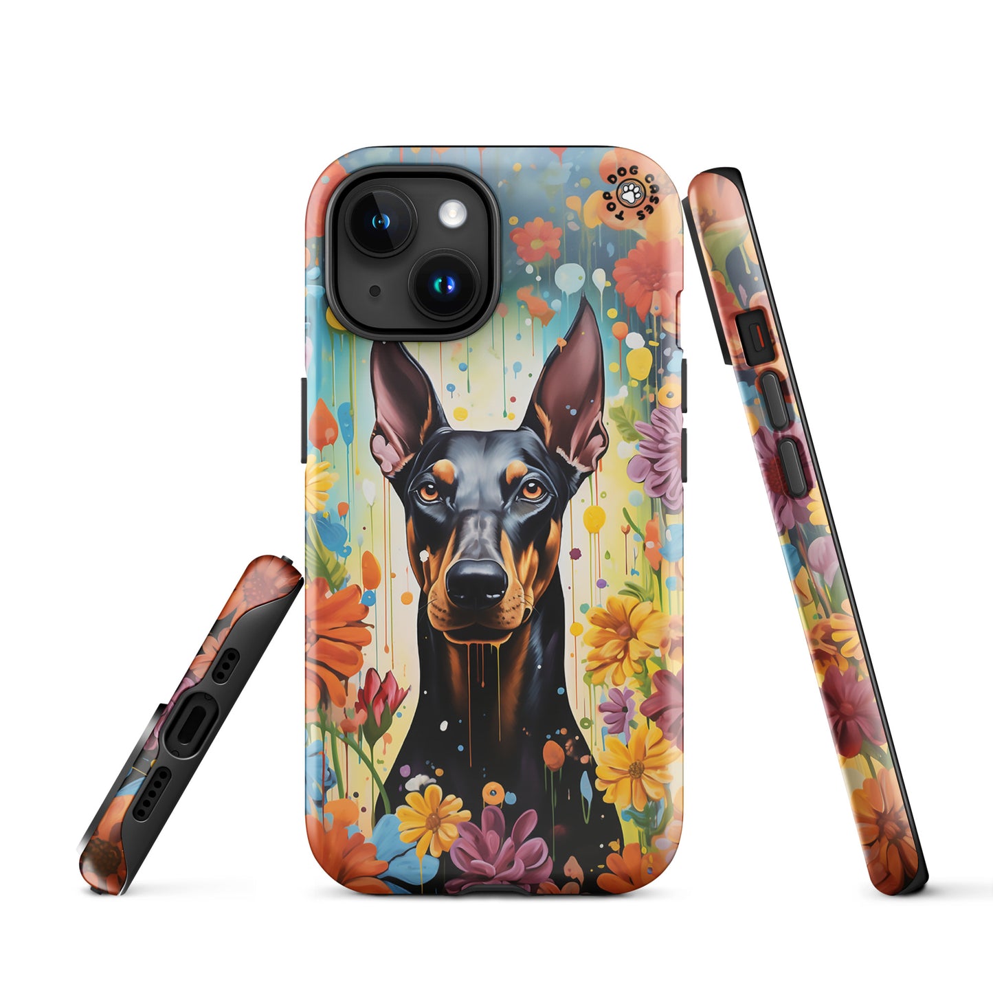 Doberman - iPhone Case - Aesthetic Phone Cases - Top Dog Cases - #CuteDog, #CuteDogs, #Doberman, #Flowers, #iPhone, #iPhone11, #iphone11case, #iPhone12, #iPhone12case, #iPhone13, #iPhone13case, #iPhone13DogCase, #iPhone13Mini, #iPhone13Pro, #iPhone13ProMax, #iPhone14, #iPhone14case, #iPhone14DogCase, #iPhone14Plus, #iPhone14Pluscase, #iPhone14Pro, #iPhone14ProMax, #iPhone14ProMaxCase, #iPhone15, #iPhone15case, #iPhoneCase, #iPhoneDogCase, DogsandFlowers