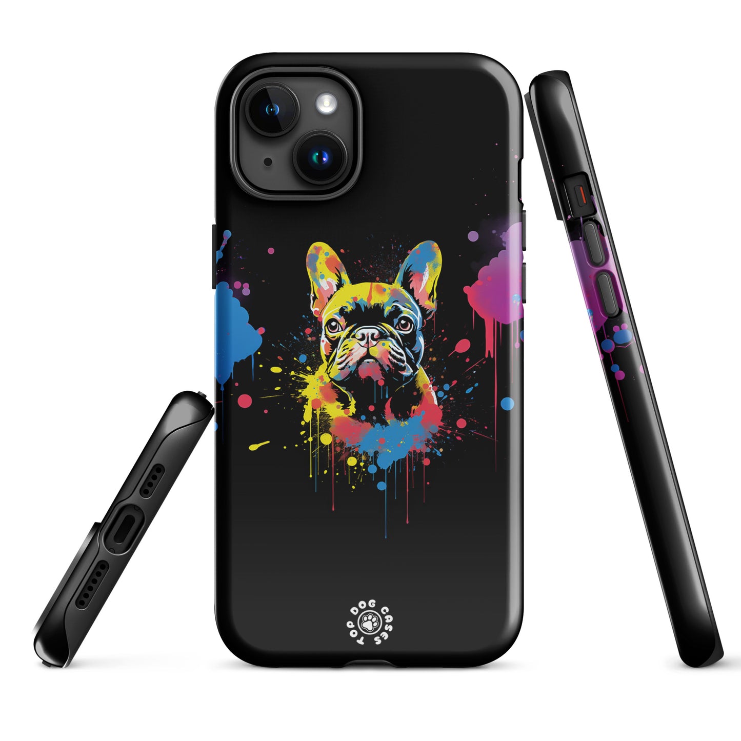 French Bulldog - Colorful Phone Case - iPhone Case - Top Dog Cases - #ColorfulPhoneCases, #FrenchBulldog, #iPhone, #iPhone11, #iphone11case, #iPhone12, #iPhone12case, #iPhone13, #iPhone13case, #iPhone13DogCase, #iPhone13Mini, #iPhone13Pro, #iPhone13ProMax, #iPhone14, #iPhone14case, #iPhone14DogCase, #iPhone14Plus, #iPhone14Pluscase, #iPhone14Pro, #iPhone14ProMax, #iPhone14ProMaxCase, #iPhone15, #iPhone15case, #iPhonecase, #iphonedogcase