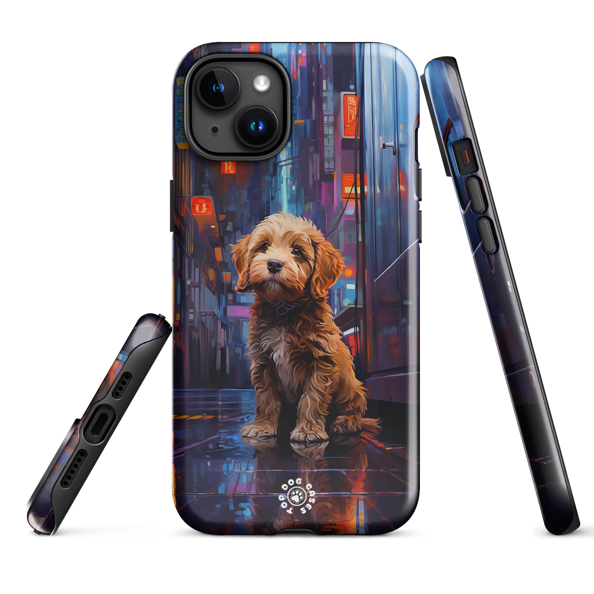 Goldendoodle in the City - iPhone Case - Cute Phone Cases - Top Dog Cases - #CuteDog, #CuteDogs, #Goldendoodle, #iPhone, #iPhone11, #iphone11case, #iPhone12, #iPhone12case, #iPhone13, #iPhone13case, #iPhone13DogCase, #iPhone13Mini, #iPhone13Pro, #iPhone13ProMax, #iPhone14, #iPhone14case, #iPhone14DogCase, #iPhone14Plus, #iPhone14Pluscase, #iPhone14Pro, #iPhone14ProMax, #iPhone14ProMaxCase, #iPhone15, #iPhone15case, #iPhonecase, #iphonedogcase, #MiniGoldendoodle, #MiniGoldendoodleCase