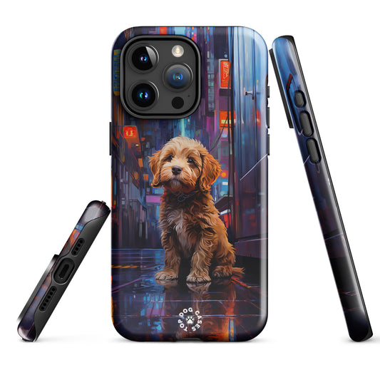 Goldedoodle iPhone Case - City Dog - Top Dog Cases - #CuteDog, #CuteDogs, #Goldendoodle, #iPhone, #iPhone11, #iphone11case, #iPhone12, #iPhone12case, #iPhone13, #iPhone13case, #iPhone13DogCase, #iPhone13Mini, #iPhone13Pro, #iPhone13ProMax, #iPhone14, #iPhone14case, #iPhone14DogCase, #iPhone14Plus, #iPhone14Pluscase, #iPhone14Pro, #iPhone14ProMax, #iPhone14ProMaxCase, #iPhone15, #iPhone15case, #iPhonecase, #iphonedogcase, #MiniGoldendoodle, #MiniGoldendoodleCase