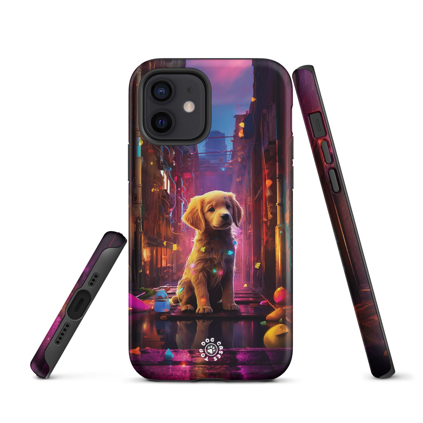 Golden Retriever in the City - iPhone Case - Cute Phone Cases