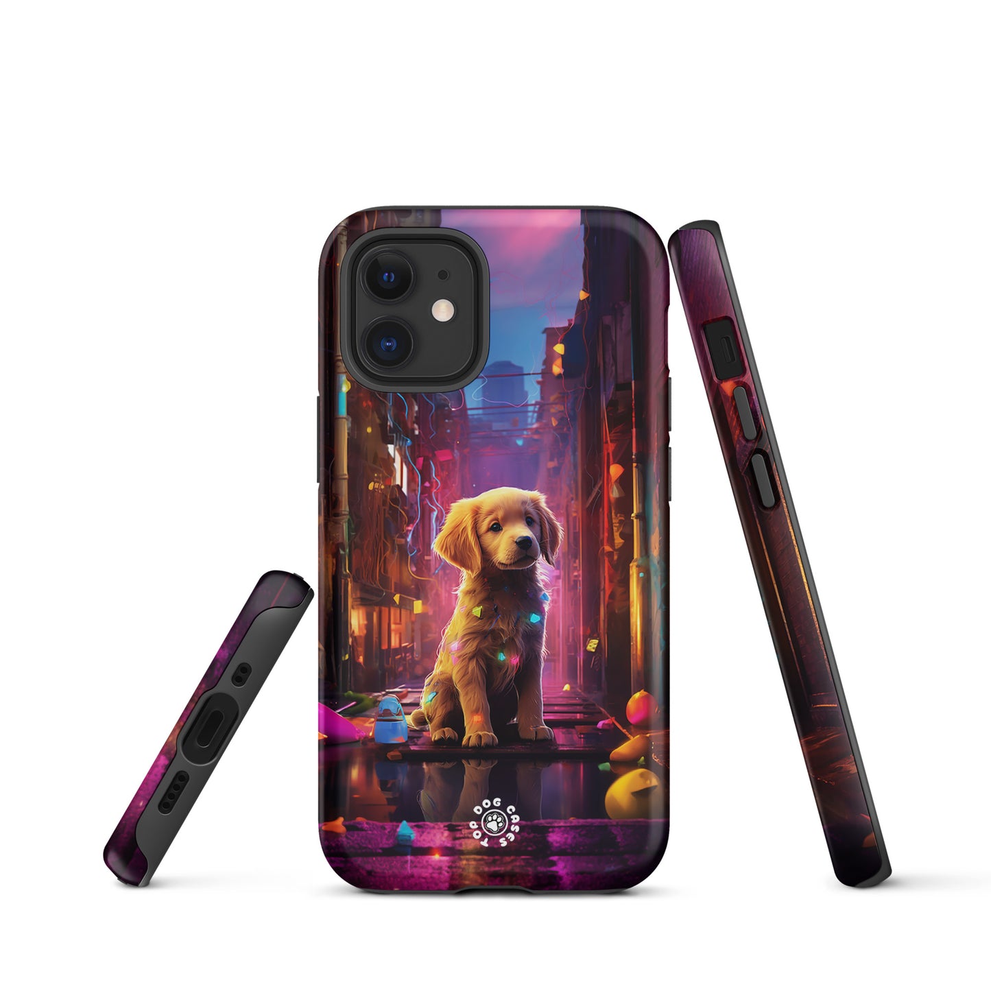 Golden Retriever in the City - iPhone Case - Cute Phone Cases