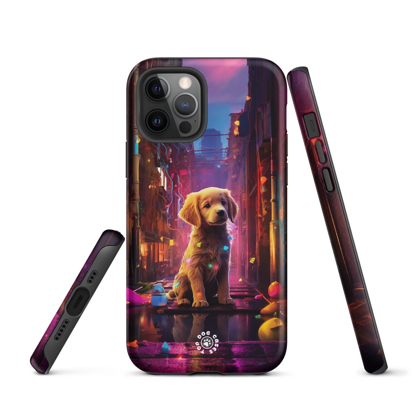 Golden Retriever in the City - iPhone Case - Cute Phone Cases