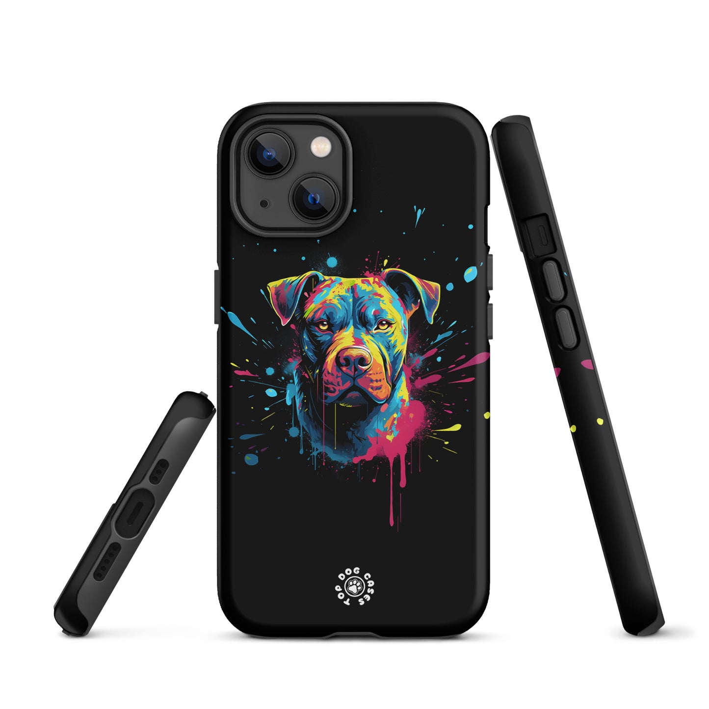 Pit Bull - Colorful Phone Case - iPhone Case - Top Dog Cases - #ColorfulPhoneCases, #iPhone, #iPhone11, #iphone11case, #iPhone12, #iPhone12case, #iPhone13, #iPhone13case, #iPhone13DogCase, #iPhone13Mini, #iPhone13Pro, #iPhone13ProMax, #iPhone14, #iPhone14case, #iPhone14DogCase, #iPhone14Plus, #iPhone14Pluscase, #iPhone14Pro, #iPhone14ProMax, #iPhone14ProMaxCase, #iPhone15, #iPhone15case, #iPhonecase, #iphonedogcase, #Pit Bull