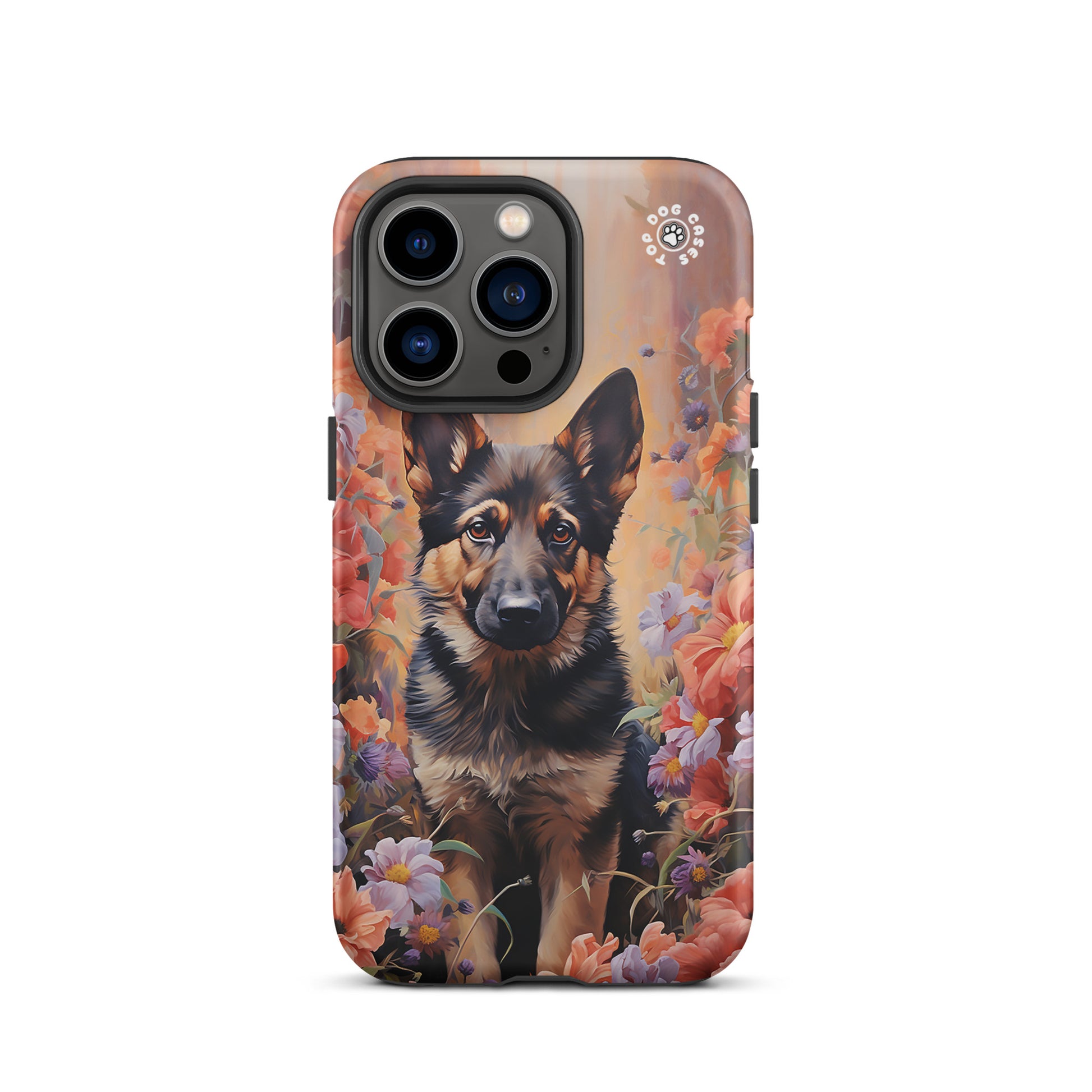 German Shepherd - iPhone 13 Case - Aesthetic Phone Cases - Top Dog Cases - #CuteDog, #CuteDogs, #dogs, #DogsAndFlowers, #Flowers, #German Shepherd, #GermanShepherd, #GermanShepherdCase, #iPhone, #iPhone13, #iPhone13case, #iPhone13DogCase, #iPhone13Mini, #iPhone13Pro, #iPhone13ProMax