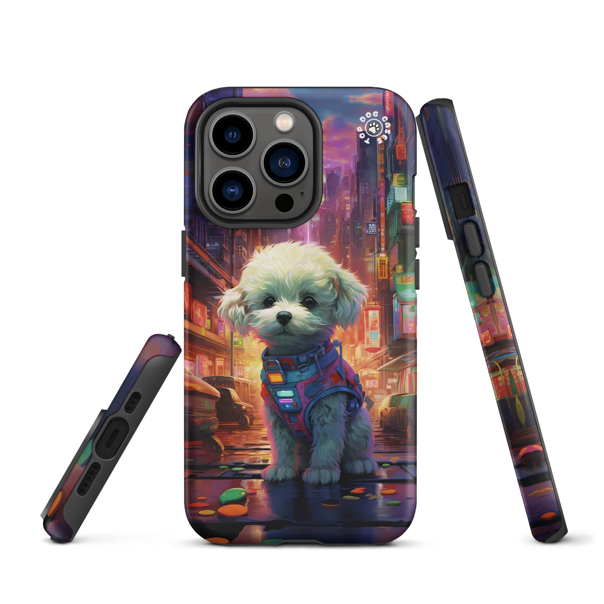 Toy Poodle in the City - iPhone 13 Case - Cute Phone Cases - Top Dog Cases - #CityDog, #CityDogs, #CuteDog, #CuteDogs, #CutePhoneCases, #DogPhoneCase, #dogs, #iPhone13, #iPhone13case, #iPhone13DogCase, #iPhone13Mini, #iPhone13Pro, #iPhone13ProMax, #iPhonecase, #iphonedogcase, #ToughCase, #ToyPoodle, #ToyPoodleCase