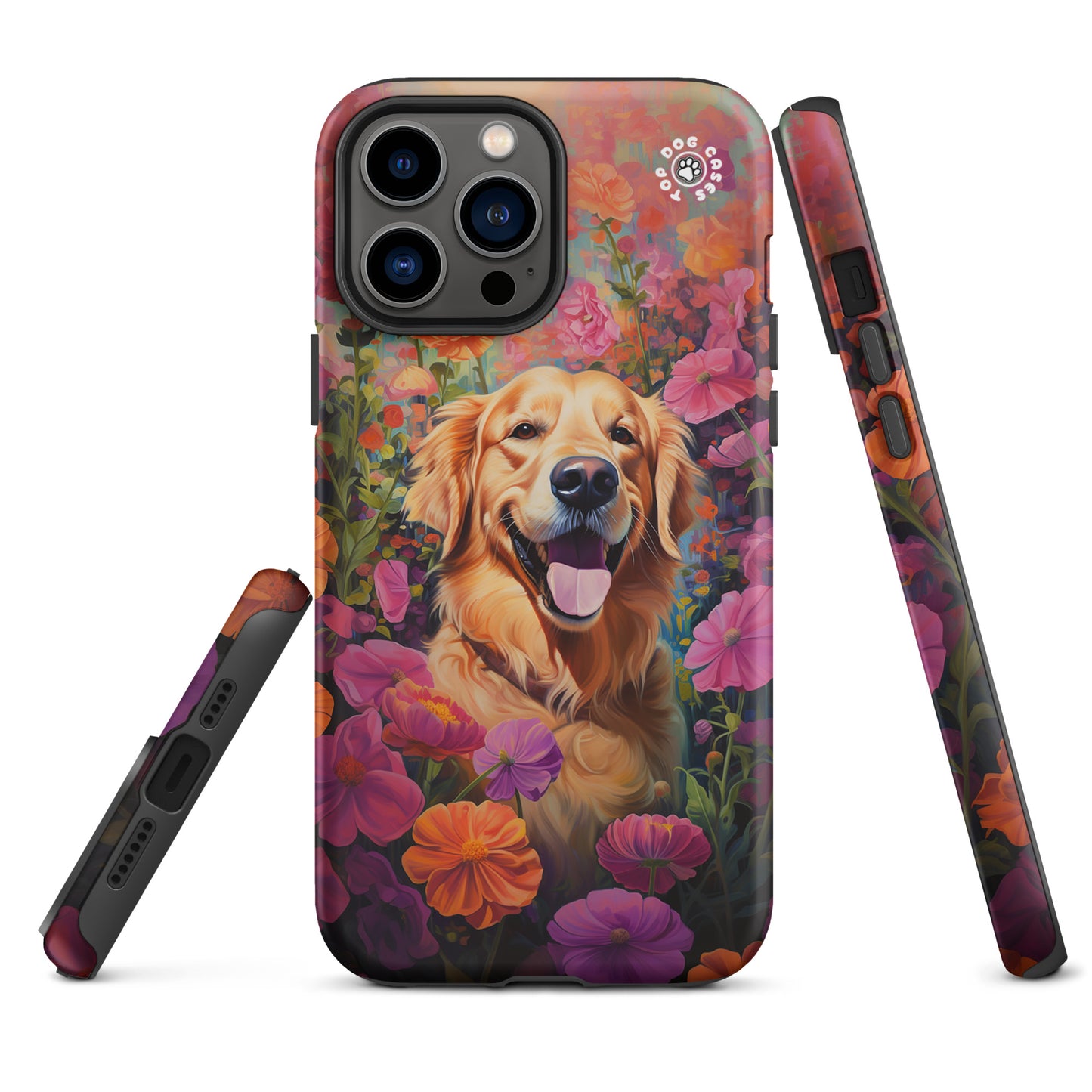 Happy Golden Retriever - iPhone Case - Aesthetic Phone Cases - Top Dog Cases - #CuteDog, #CuteDogs, #DogsAndFlowers, #Golden Retriever, #GoldenRetrieverCase, #HappyDog, #iPhone, #iPhone11, #iphone11case, #iPhone12, #iPhone12case, #iPhone13, #iPhone13case, #iPhone13DogCase, #iPhone13Mini, #iPhone13Pro, #iPhone13ProMax, #iPhone14, #iPhone14case, #iPhone14DogCase, #iPhone14Plus, #iPhone14Pluscase, #iPhone14Pro, #iPhone14ProMax, #iPhone14ProMaxCase, #iPhone15, #iPhone15case, #iPhonecase, #iphonedogcase