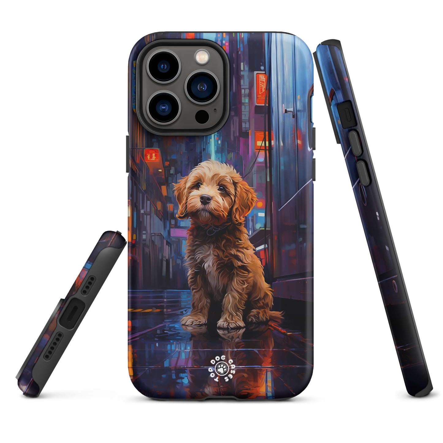 Goldendoodle in the City - iPhone Case - Cute Phone Cases - Top Dog Cases - #CuteDog, #CuteDogs, #Goldendoodle, #iPhone, #iPhone11, #iphone11case, #iPhone12, #iPhone12case, #iPhone13, #iPhone13case, #iPhone13DogCase, #iPhone13Mini, #iPhone13Pro, #iPhone13ProMax, #iPhone14, #iPhone14case, #iPhone14DogCase, #iPhone14Plus, #iPhone14Pluscase, #iPhone14Pro, #iPhone14ProMax, #iPhone14ProMaxCase, #iPhone15, #iPhone15case, #iPhonecase, #iphonedogcase, #MiniGoldendoodle, #MiniGoldendoodleCase