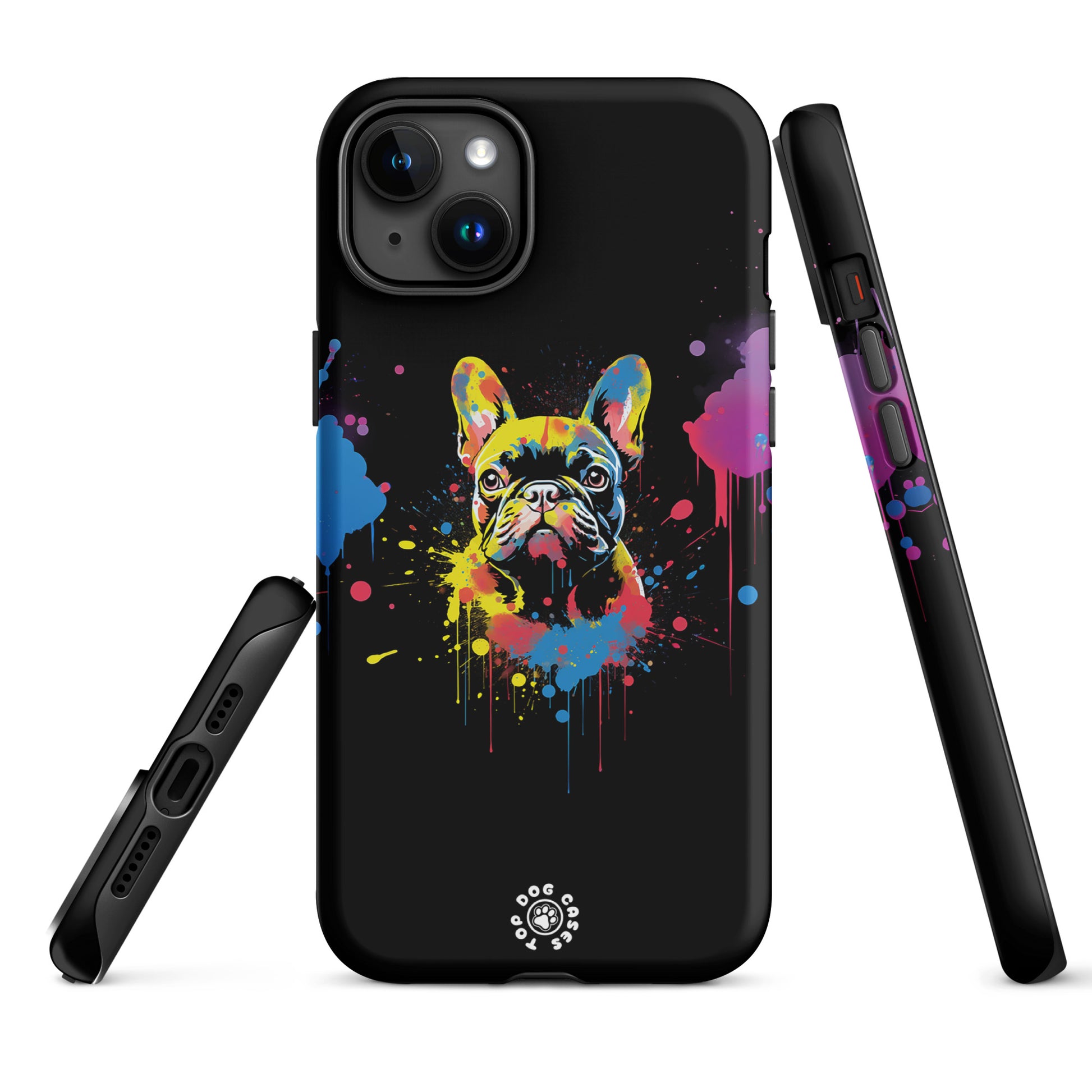 French Bulldog - Colorful Phone Case - iPhone Case - Top Dog Cases - #ColorfulPhoneCases, #FrenchBulldog, #iPhone, #iPhone11, #iphone11case, #iPhone12, #iPhone12case, #iPhone13, #iPhone13case, #iPhone13DogCase, #iPhone13Mini, #iPhone13Pro, #iPhone13ProMax, #iPhone14, #iPhone14case, #iPhone14DogCase, #iPhone14Plus, #iPhone14Pluscase, #iPhone14Pro, #iPhone14ProMax, #iPhone14ProMaxCase, #iPhone15, #iPhone15case, #iPhonecase, #iphonedogcase