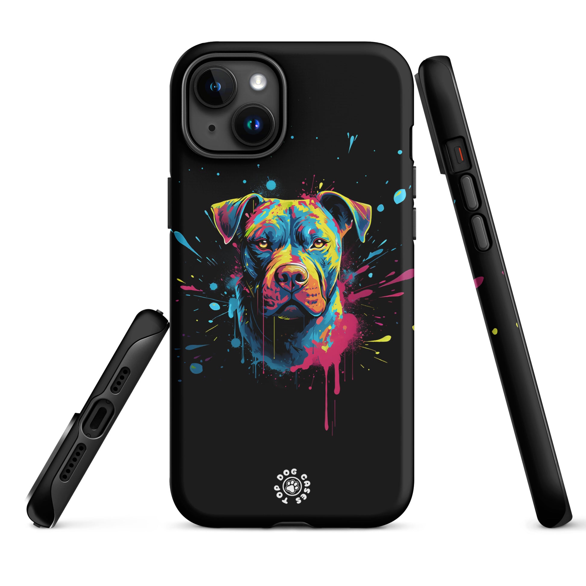 Pit Bull - Colorful Phone Case - iPhone Case - Top Dog Cases - #ColorfulPhoneCases, #iPhone, #iPhone11, #iphone11case, #iPhone12, #iPhone12case, #iPhone13, #iPhone13case, #iPhone13DogCase, #iPhone13Mini, #iPhone13Pro, #iPhone13ProMax, #iPhone14, #iPhone14case, #iPhone14DogCase, #iPhone14Plus, #iPhone14Pluscase, #iPhone14Pro, #iPhone14ProMax, #iPhone14ProMaxCase, #iPhone15, #iPhone15case, #iPhonecase, #iphonedogcase, #Pit Bull