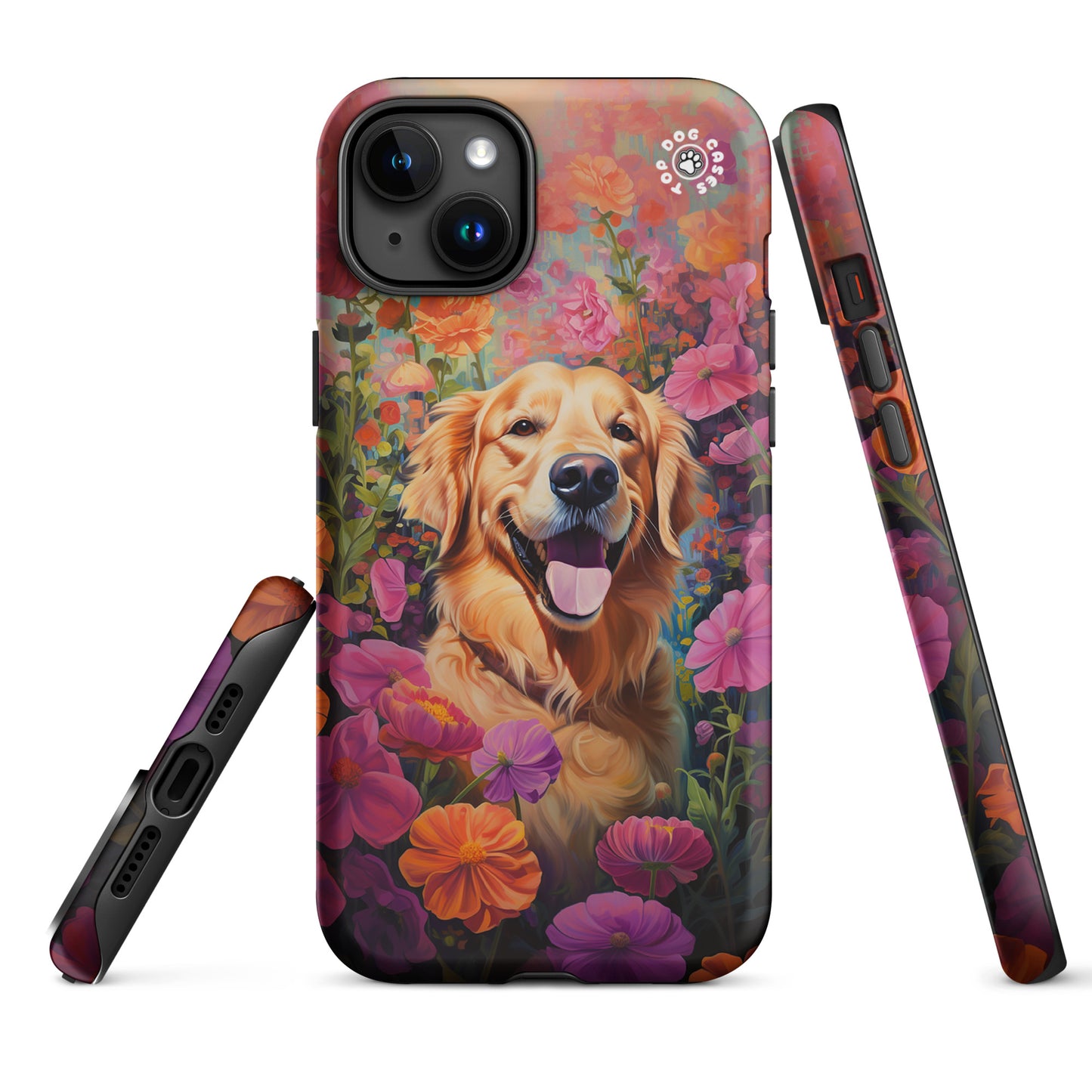 Happy Golden Retriever - iPhone Case - Aesthetic Phone Cases - Top Dog Cases - #CuteDog, #CuteDogs, #DogsAndFlowers, #Golden Retriever, #GoldenRetrieverCase, #HappyDog, #iPhone, #iPhone11, #iphone11case, #iPhone12, #iPhone12case, #iPhone13, #iPhone13case, #iPhone13DogCase, #iPhone13Mini, #iPhone13Pro, #iPhone13ProMax, #iPhone14, #iPhone14case, #iPhone14DogCase, #iPhone14Plus, #iPhone14Pluscase, #iPhone14Pro, #iPhone14ProMax, #iPhone14ProMaxCase, #iPhone15, #iPhone15case, #iPhonecase, #iphonedogcase