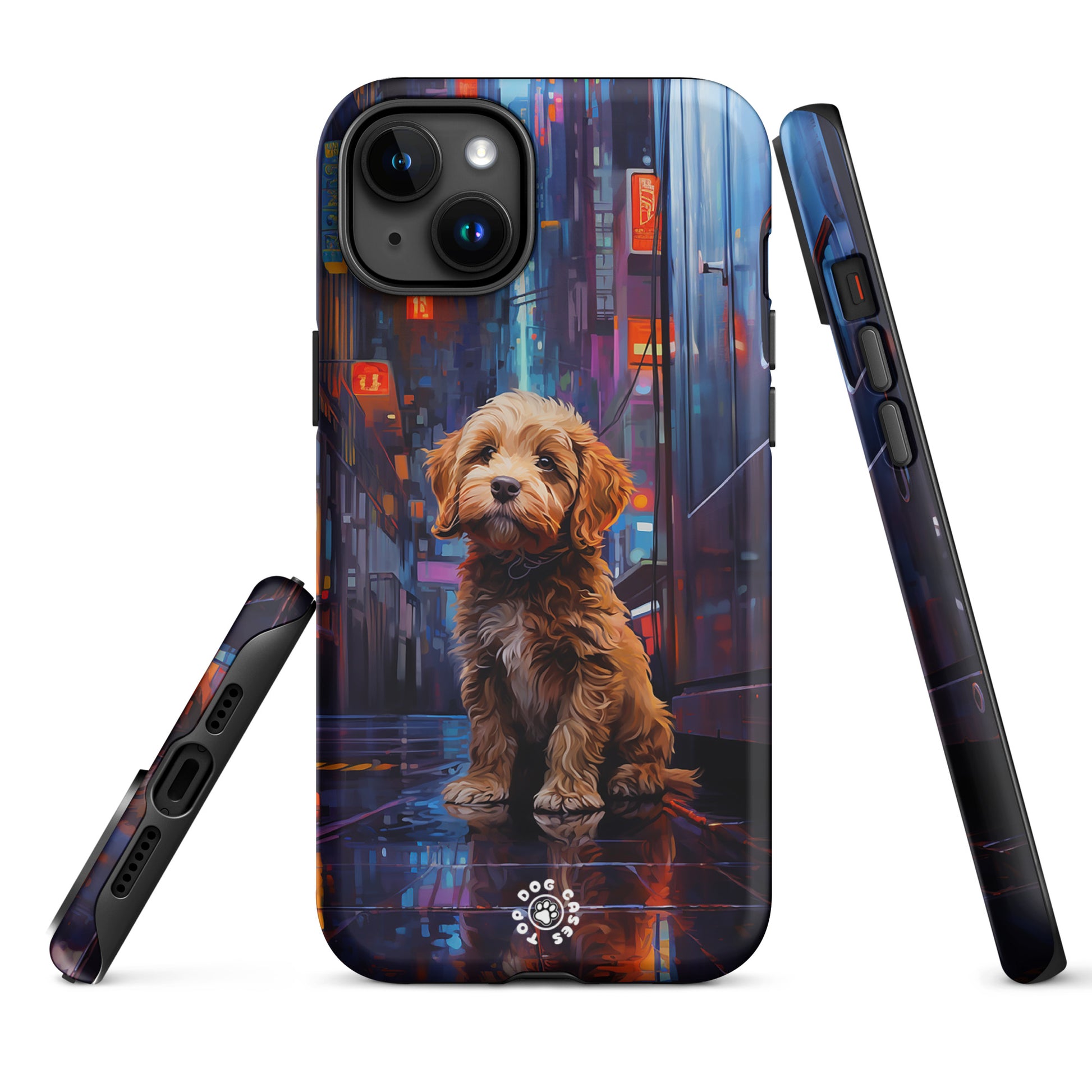 Goldendoodle in the City - iPhone Case - Cute Phone Cases - Top Dog Cases - #CuteDog, #CuteDogs, #Goldendoodle, #iPhone, #iPhone11, #iphone11case, #iPhone12, #iPhone12case, #iPhone13, #iPhone13case, #iPhone13DogCase, #iPhone13Mini, #iPhone13Pro, #iPhone13ProMax, #iPhone14, #iPhone14case, #iPhone14DogCase, #iPhone14Plus, #iPhone14Pluscase, #iPhone14Pro, #iPhone14ProMax, #iPhone14ProMaxCase, #iPhone15, #iPhone15case, #iPhonecase, #iphonedogcase, #MiniGoldendoodle, #MiniGoldendoodleCase