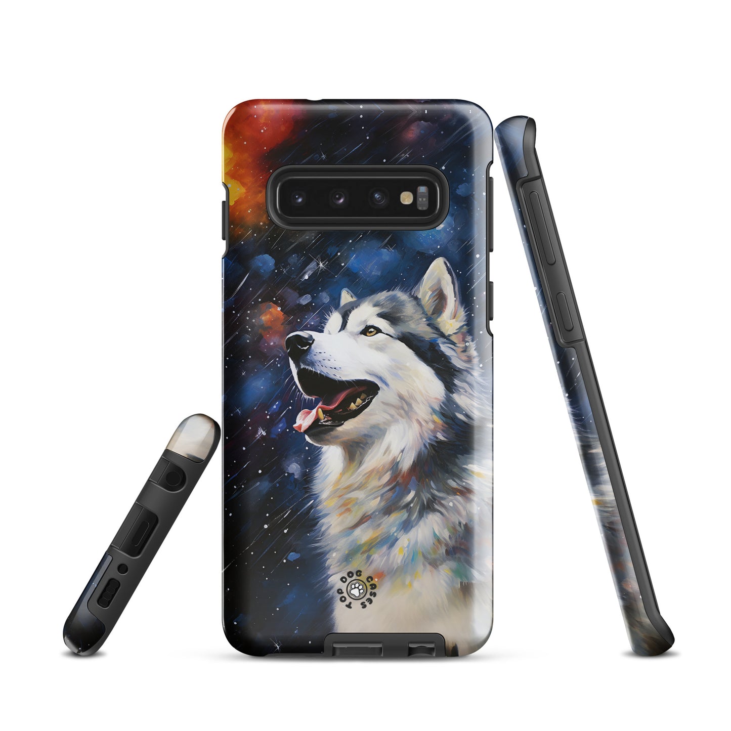 Happy Siberian Husky - Samsung Phone Case - Cute Phone Cases