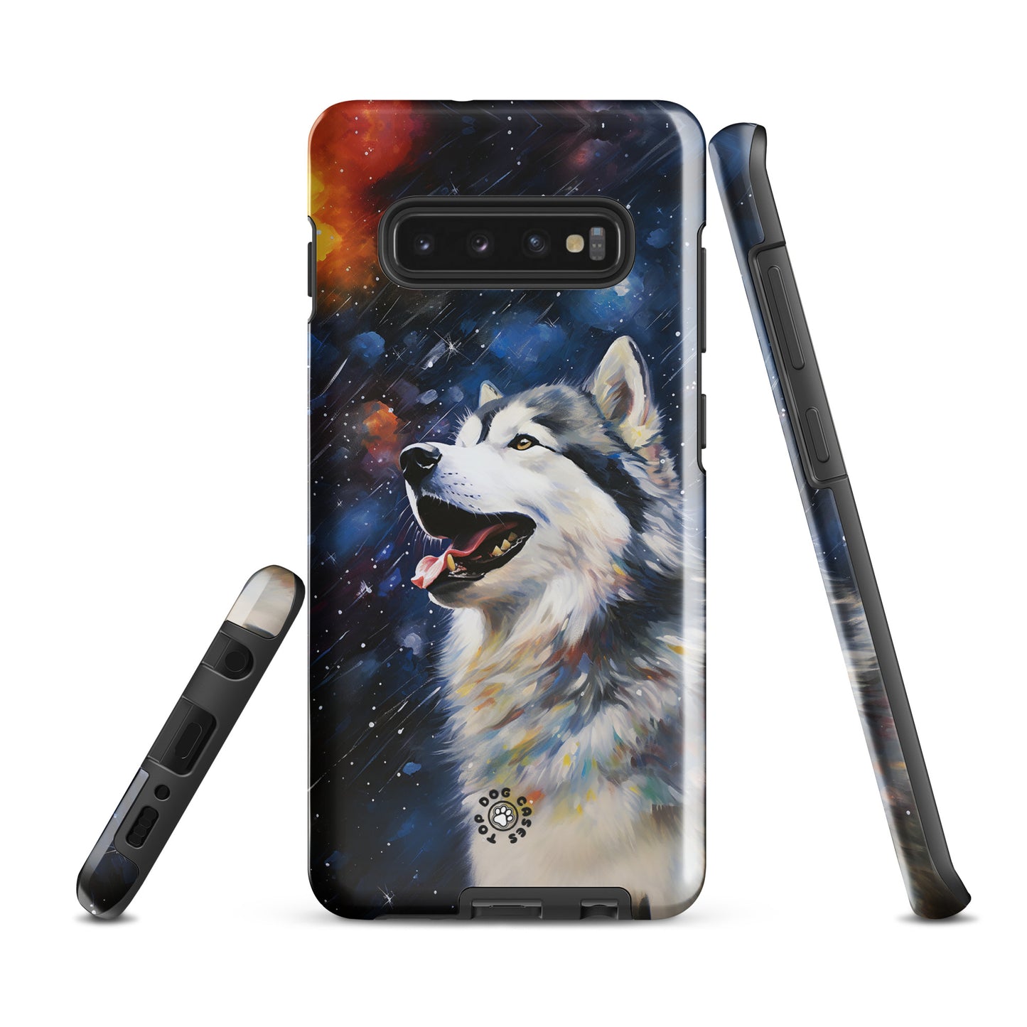 Happy Siberian Husky - Samsung Phone Case - Cute Phone Cases