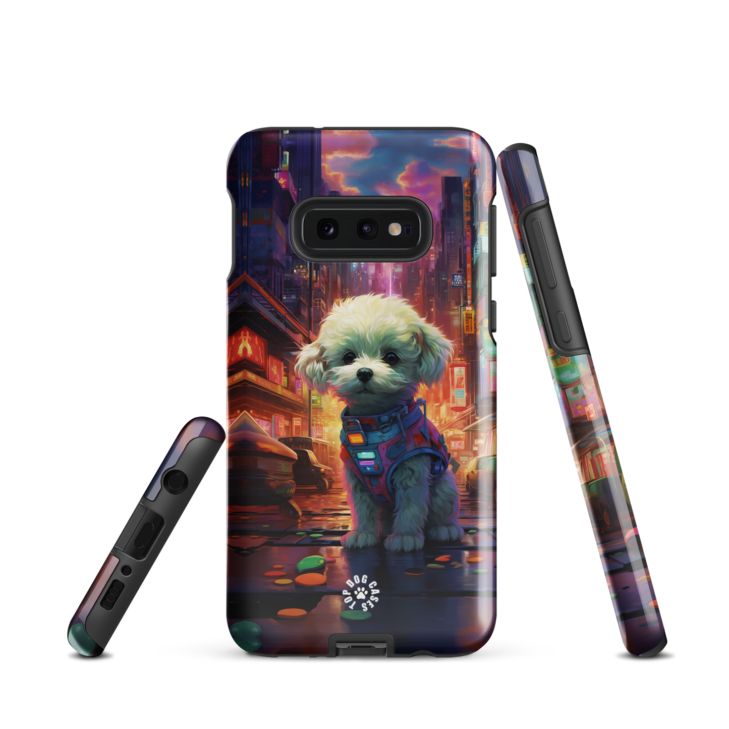 Toy Poodle Samsung Galaxy Case - City Dog - Top Dog Cases - #CityDogs, #CuteDogs, #SamsungGalaxyCase, #SamsungGalaxyS20, #SamsungGalaxyS21, #SamsungGalaxyS22, #SamsungGalaxyS22Ultra, #SamsungGalaxyS23, #SamsungGalaxyS23Ultra, #ToyPoodle