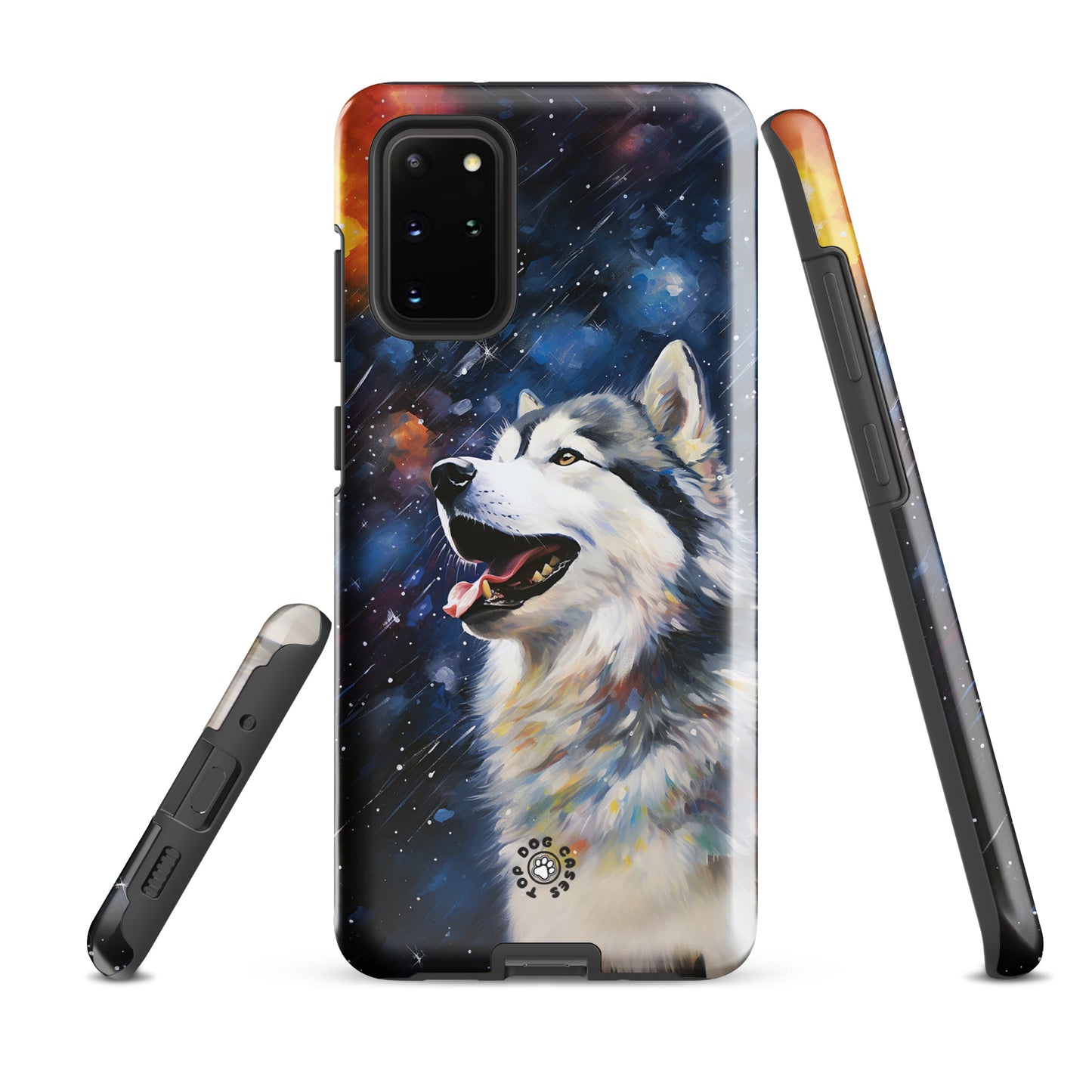 Happy Siberian Husky - Samsung Phone Case - Cute Phone Cases